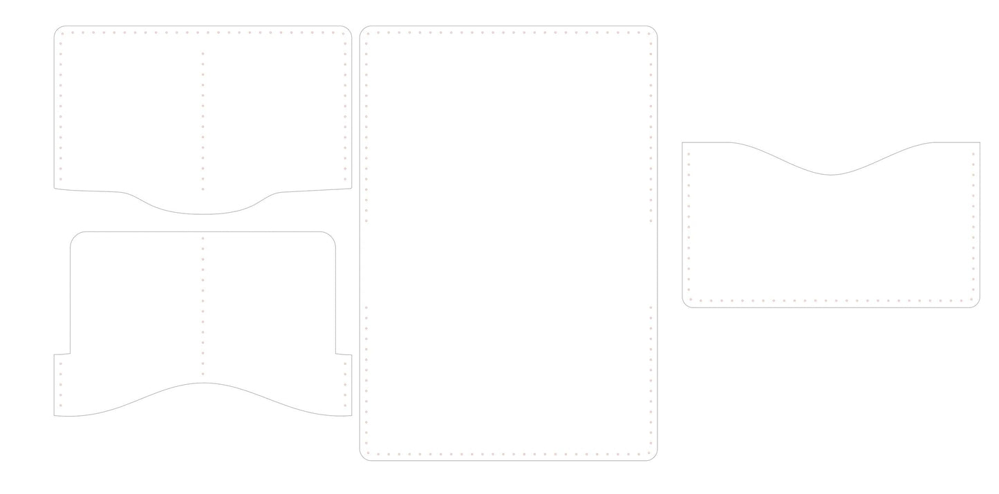 Laser Cut File - Passport Cover Wallet