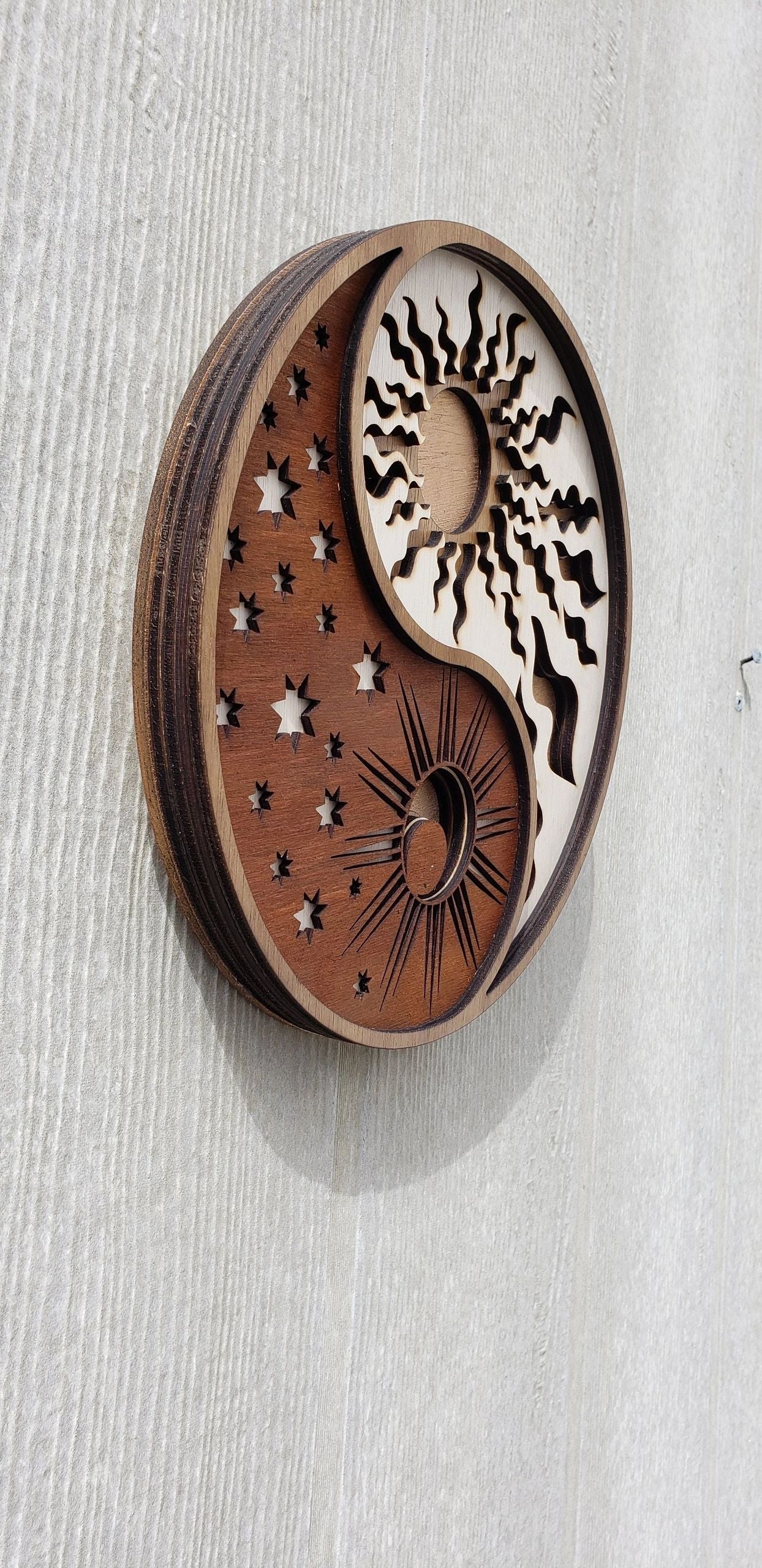 3D Celestial Yin Yang Wall Art