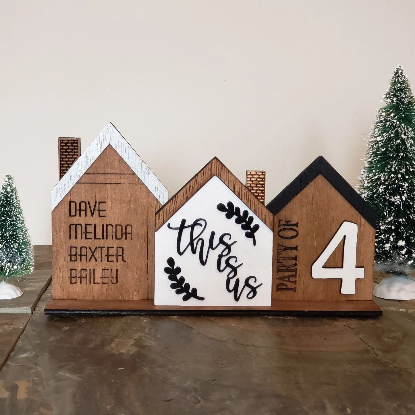 Personalized Standing House Sets