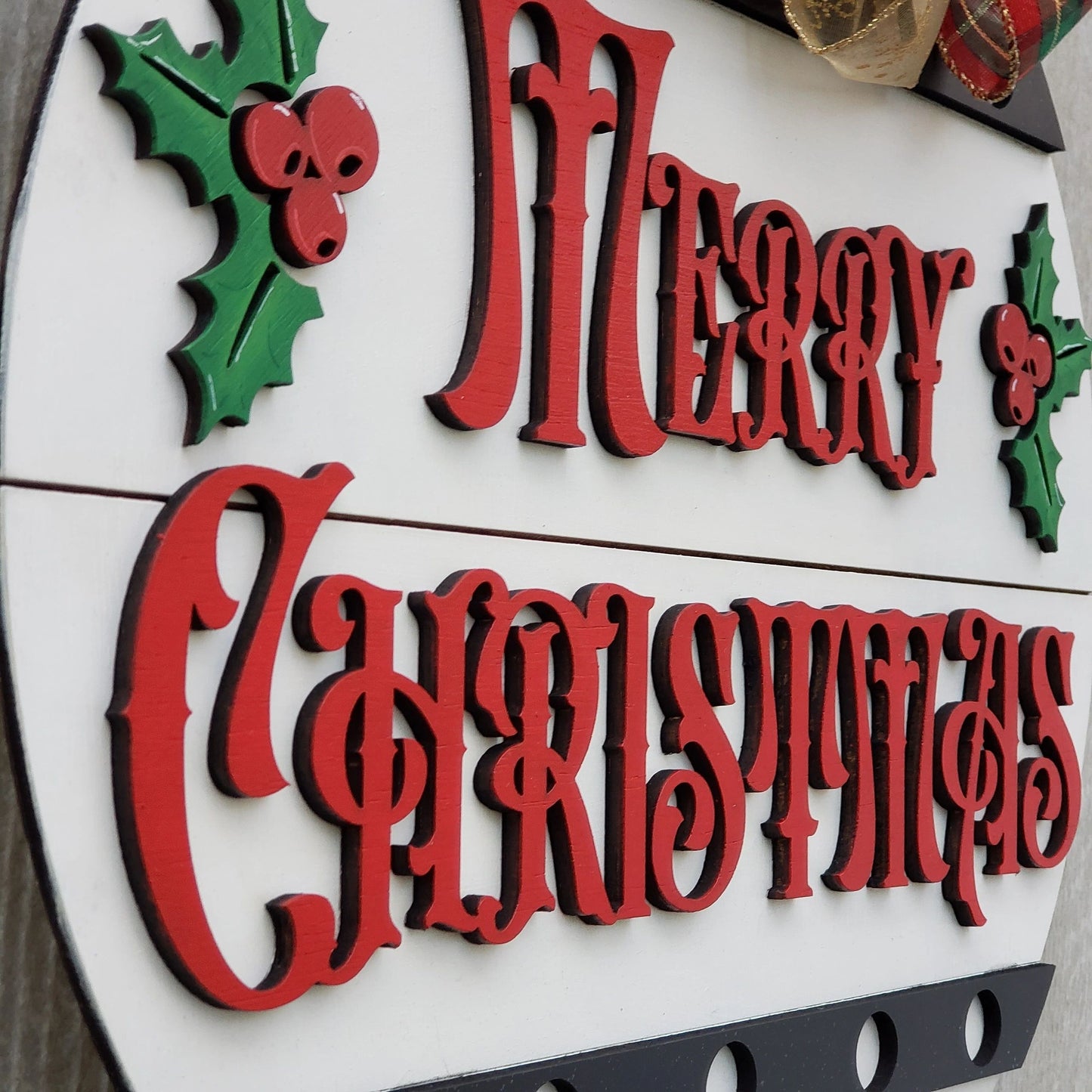 Merry Christmas, Wall Sign, Christmas Decor, Jingle Bells