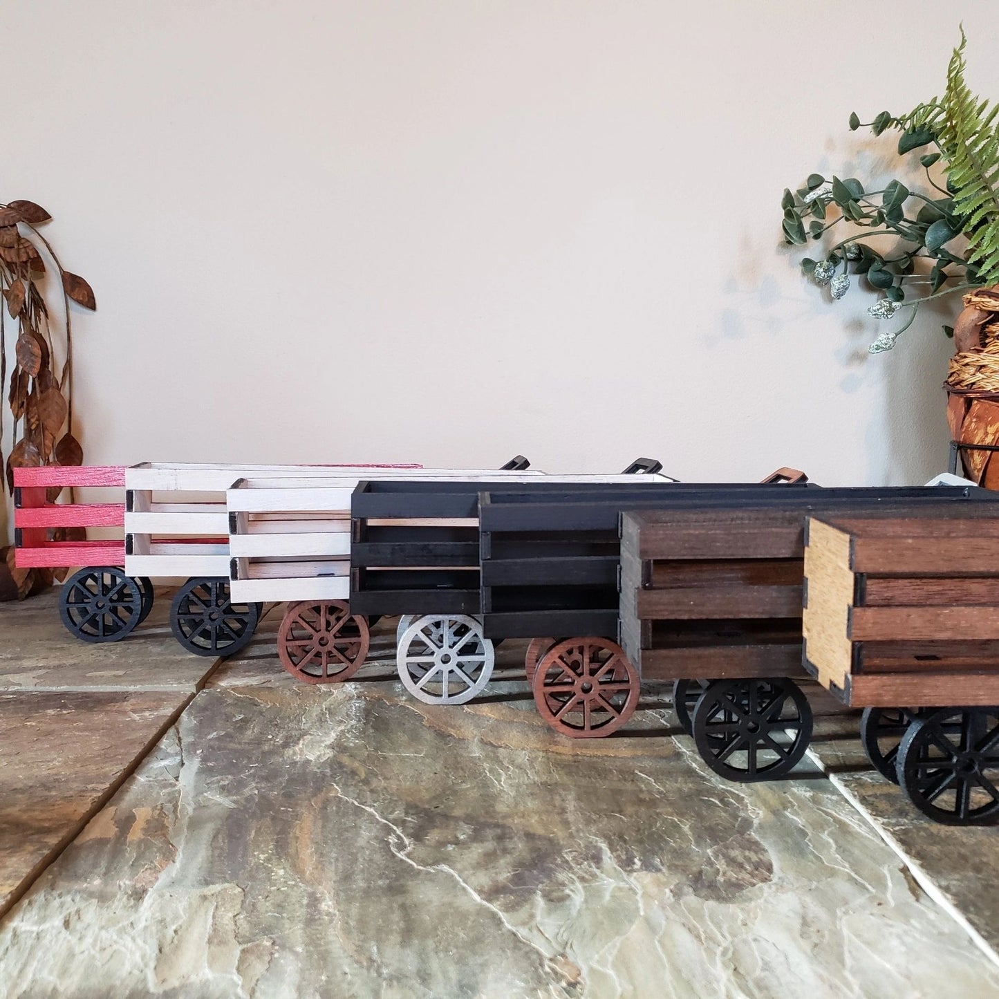 Wood Wagon for Interchangeable Wagon Inserts or Any Home Decor