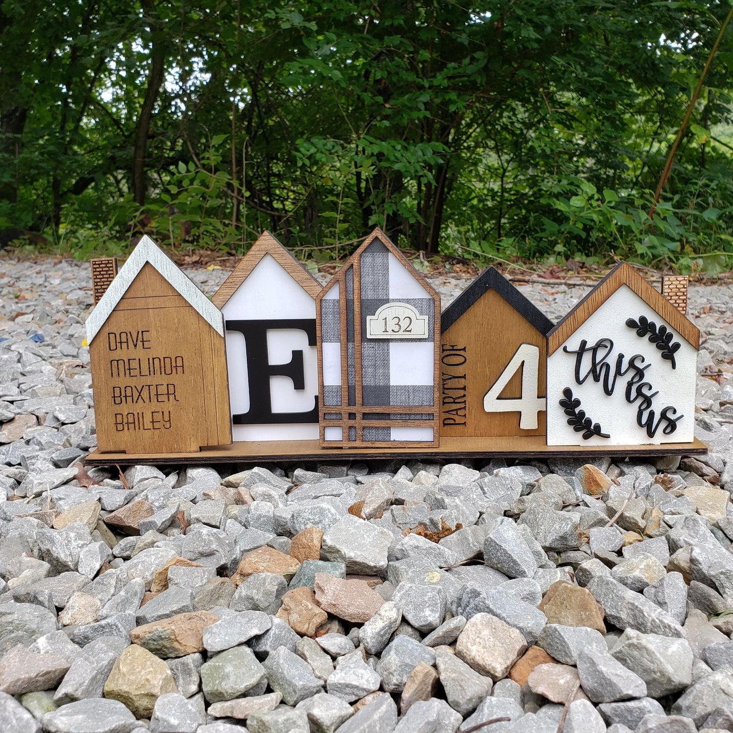 Personalized Standing House Sets