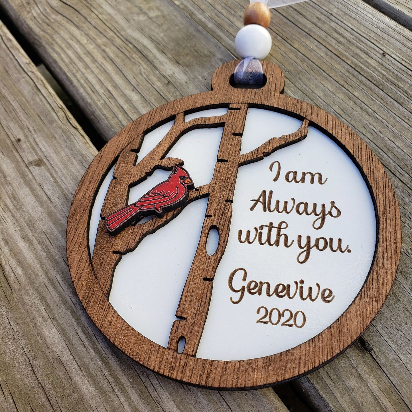 Memorial Ornament/Christmas - I am always with you - We are always with you.