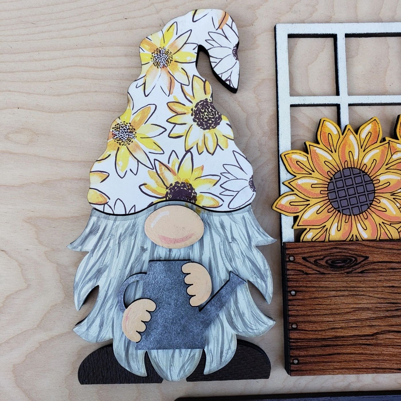 Sunflower Gnomes Shine Bright Interchangeable Set