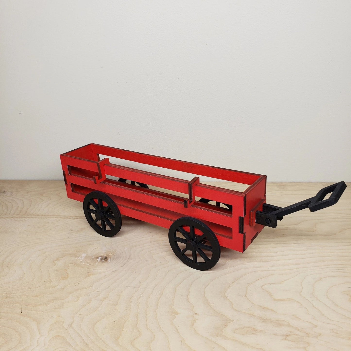 Rustic Wood Wagon for Interchangeable Wagon Inserts or Any Home Decor