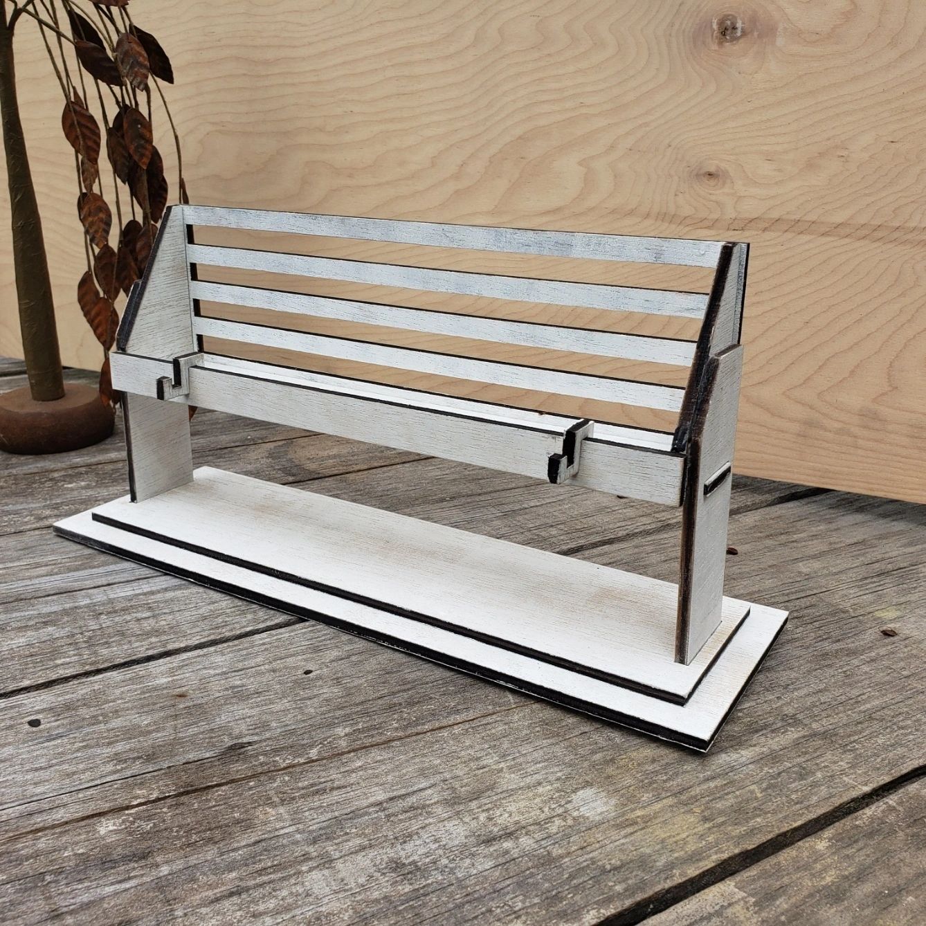 Raised Shelf Sitter for Interchangeable Sets - Farmhouse decor