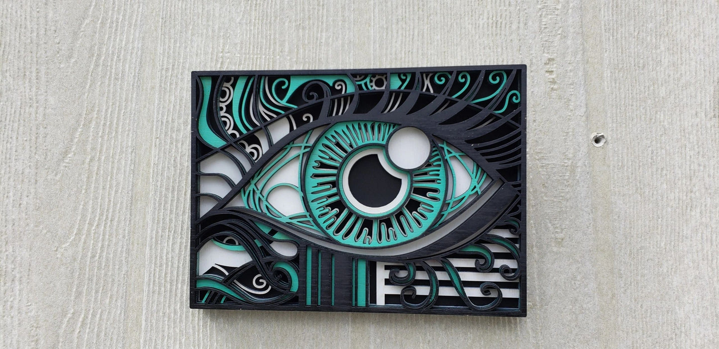 3D Eyes of the World Wall Art