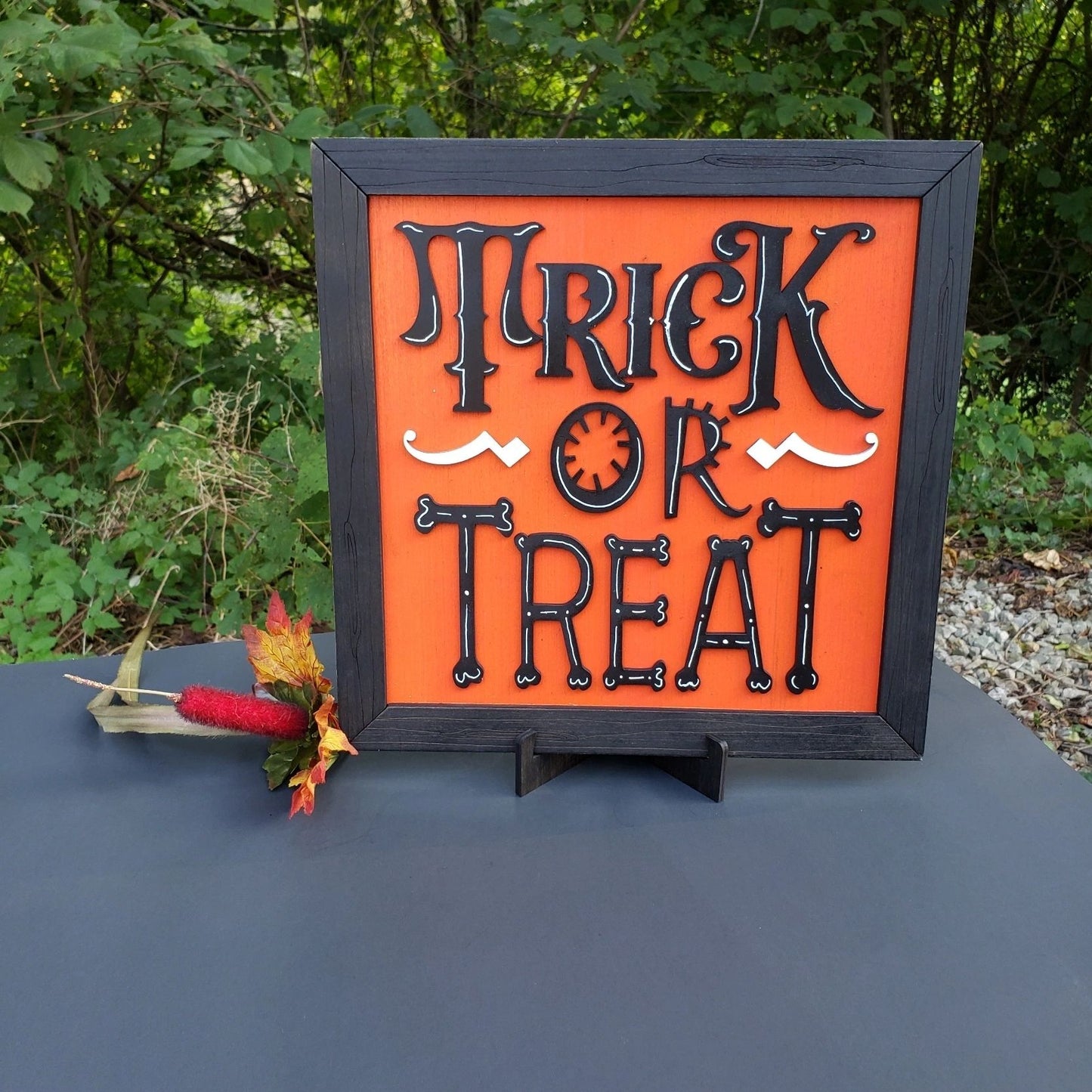 Trick Or Treat Halloween Wall Sign