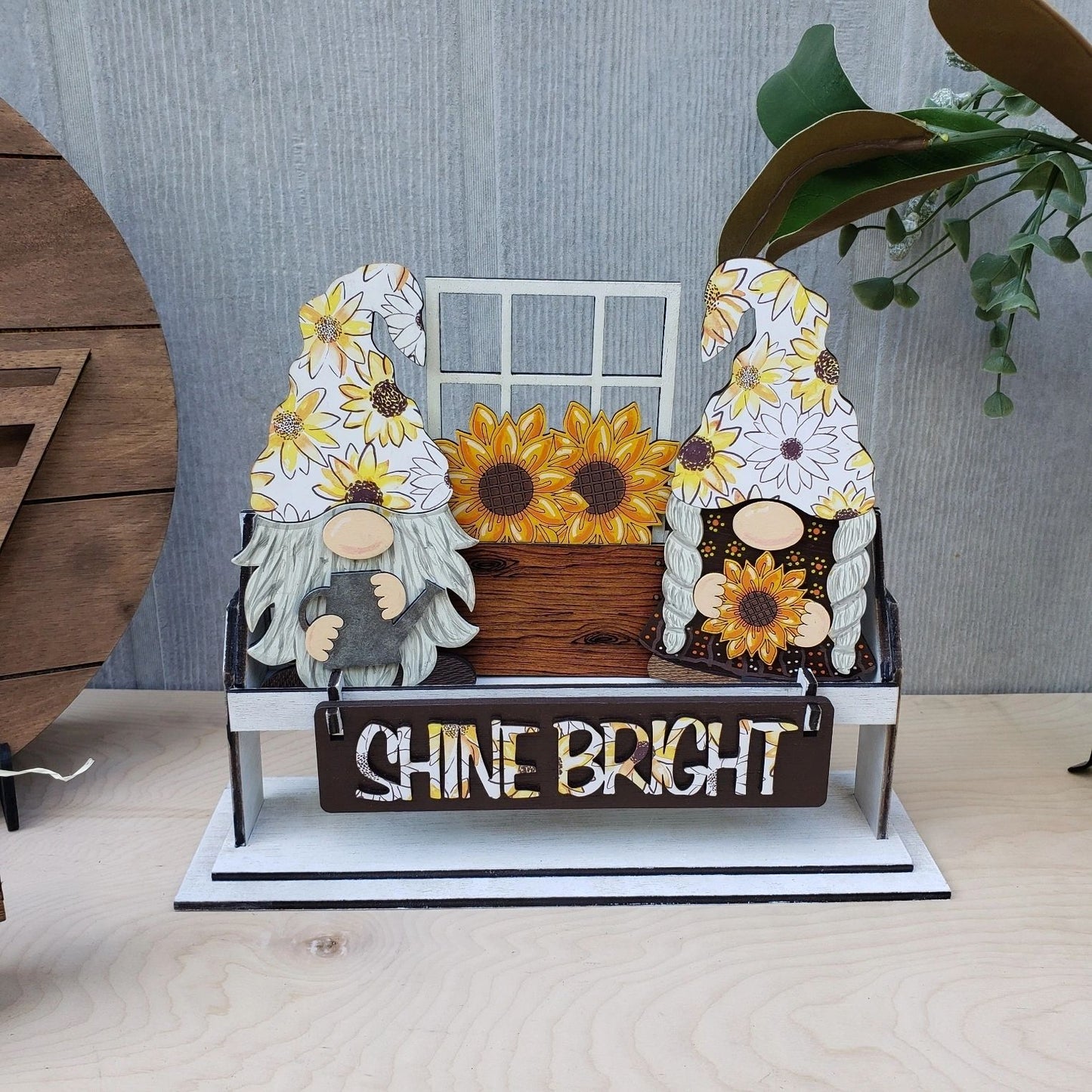 Sunflower Gnomes Shine Bright Interchangeable Set