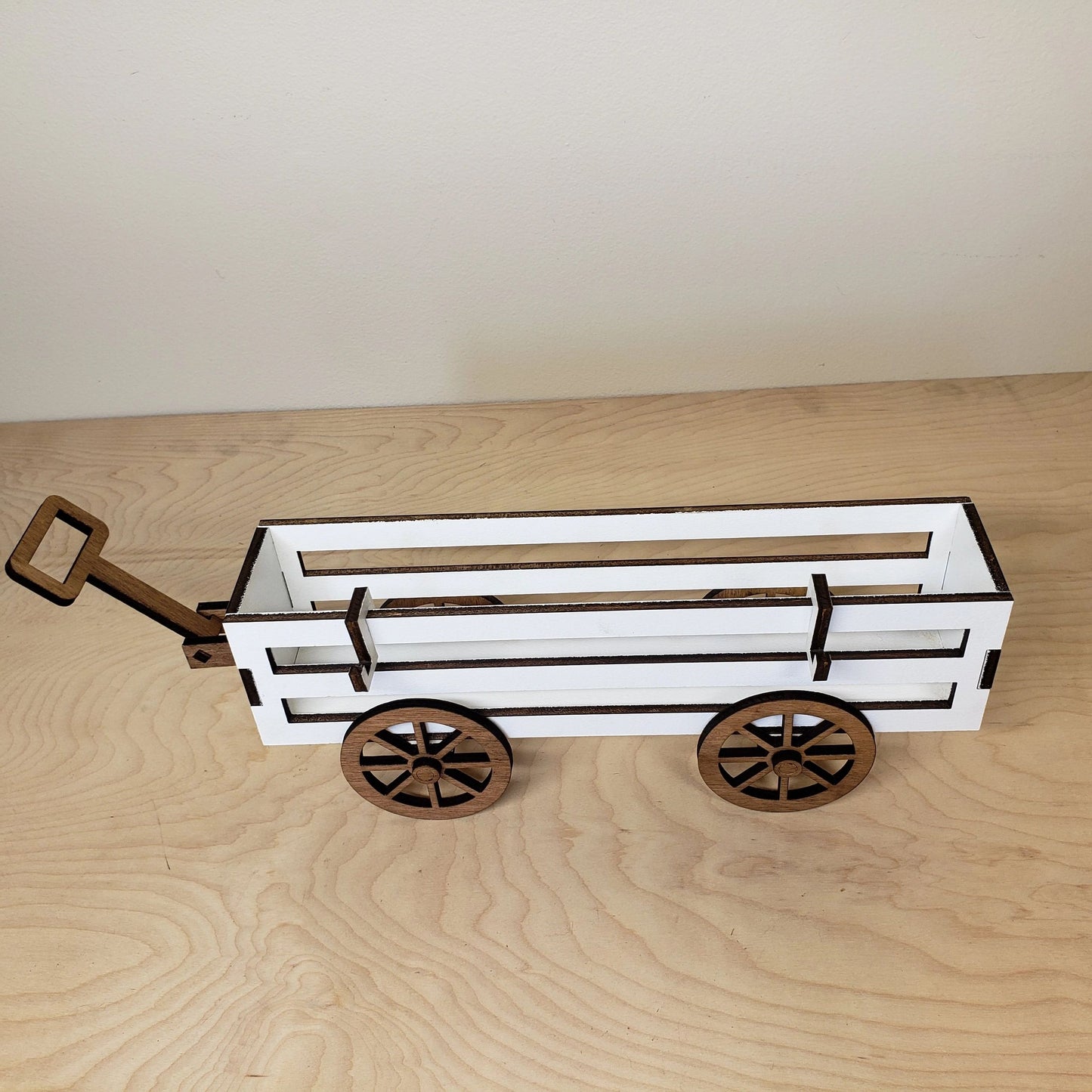 Rustic Wood Wagon for Interchangeable Wagon Inserts or Any Home Decor