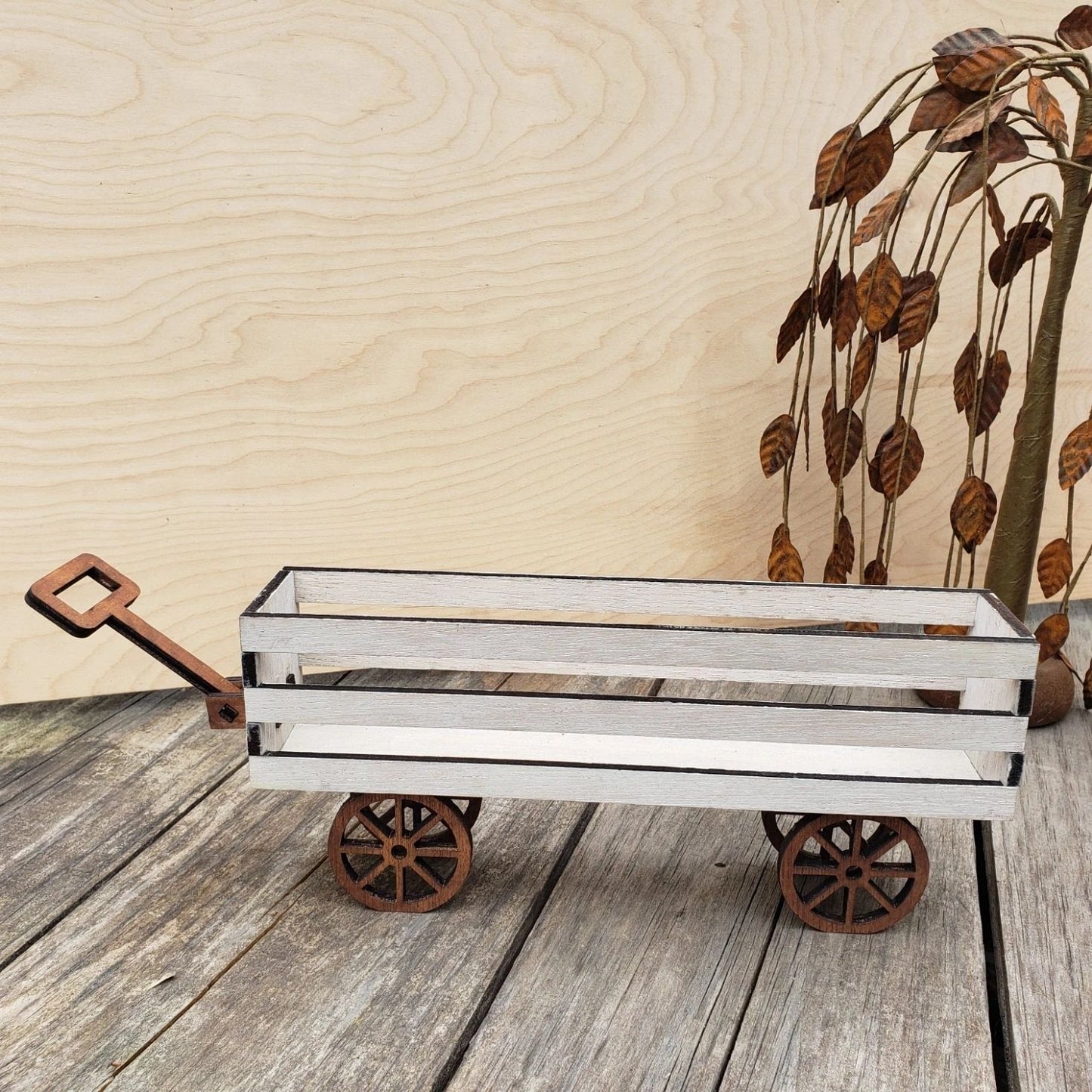 Wood Wagon for Interchangeable Wagon Inserts or Any Home Decor