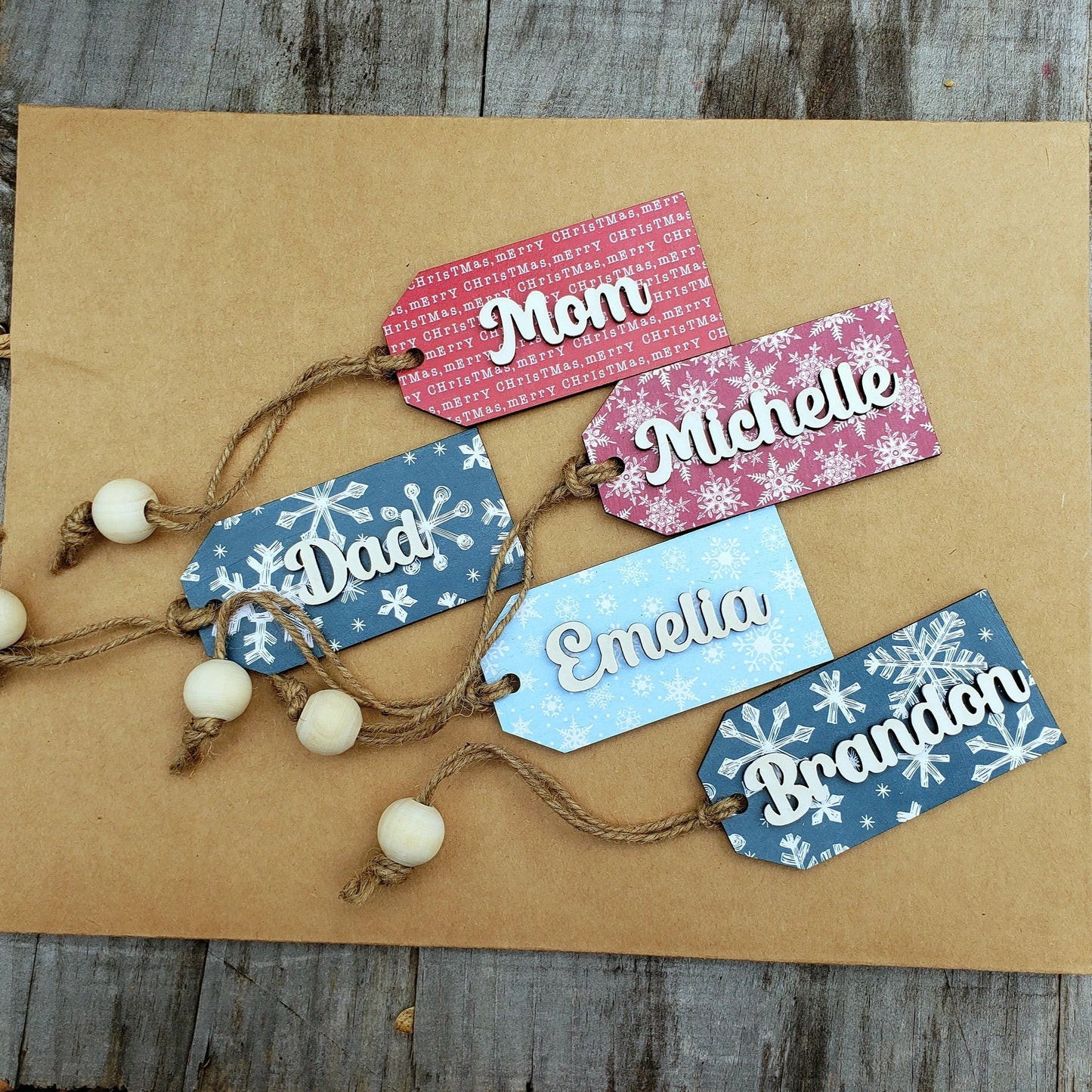 Christmas Name Tag, Personalized Gift Tags, Name Tags, Christmas Gift Tag, Christmas Tag, Stocking Name Tag