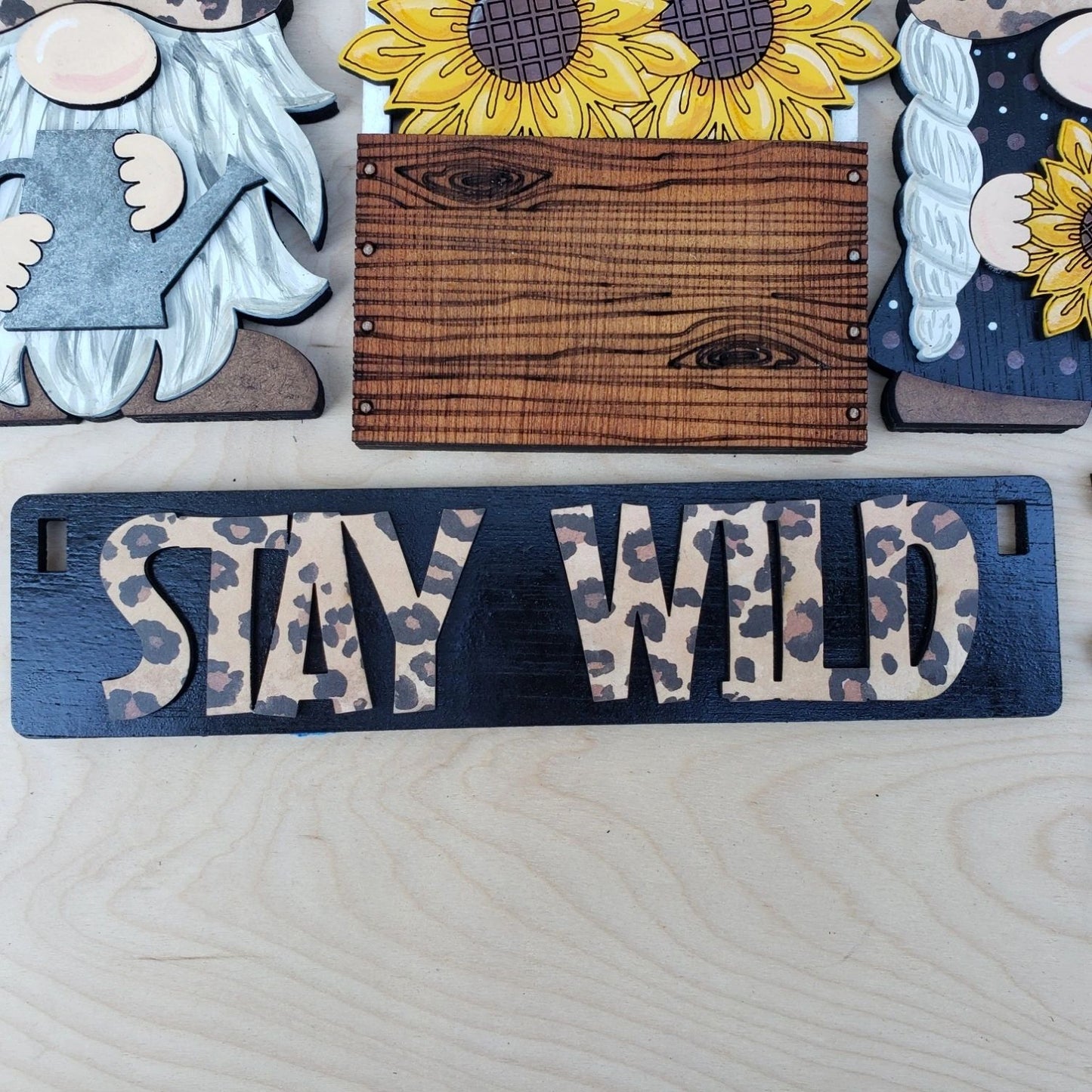 Sunflower Gnomes Stay Wild Interchangeable Set