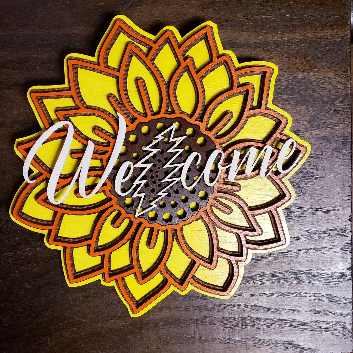 3D Sunflower Wall Art