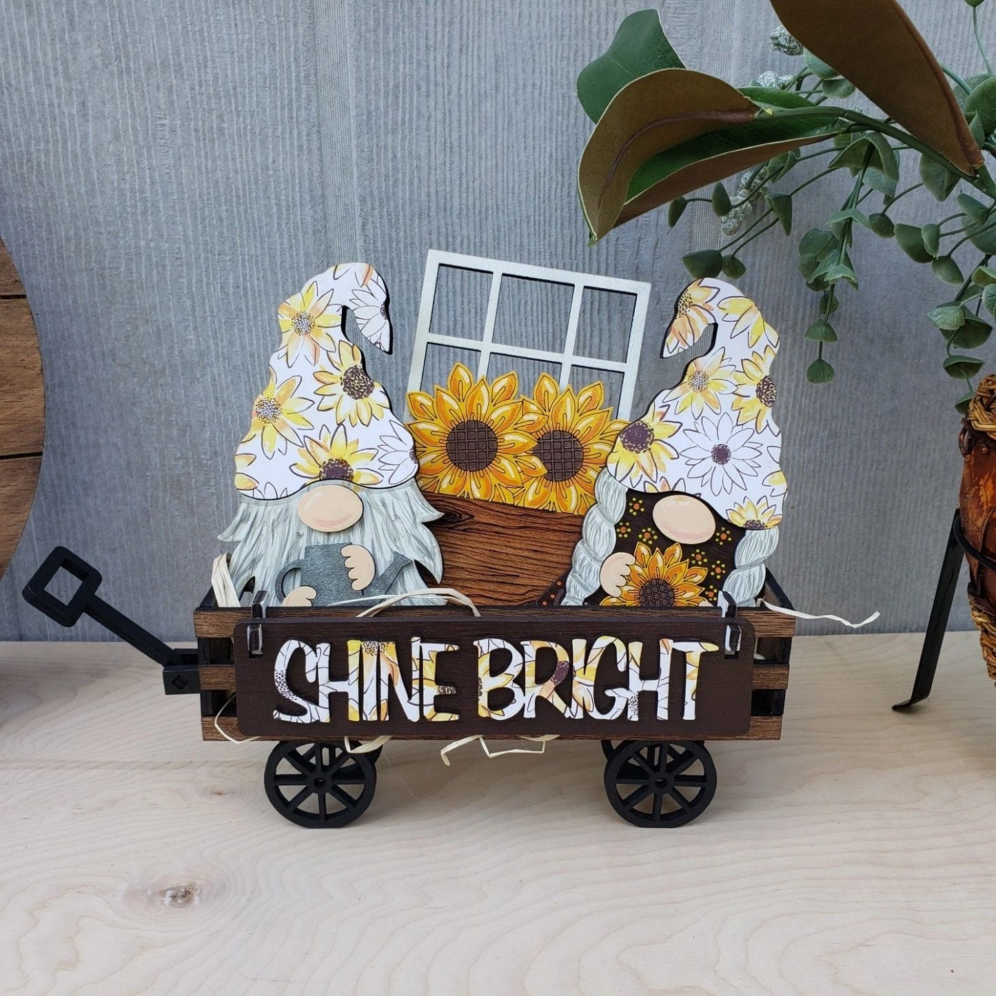 Sunflower Gnomes Shine Bright Interchangeable Set