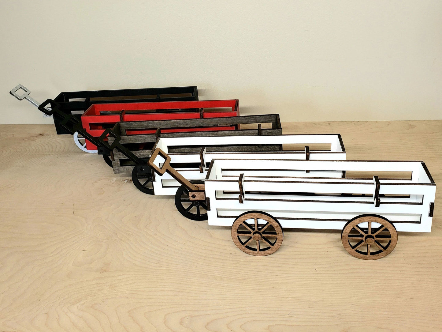 Rustic Wood Wagon for Interchangeable Wagon Inserts or Any Home Decor