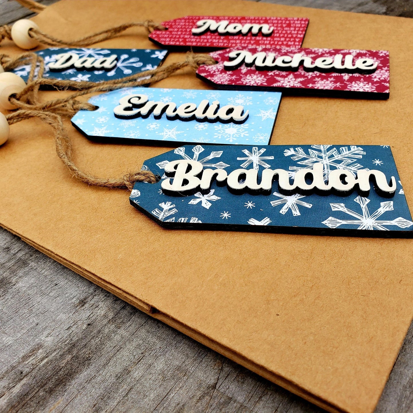 Christmas Name Tag, Personalized Gift Tags, Name Tags, Christmas Gift Tag, Christmas Tag, Stocking Name Tag