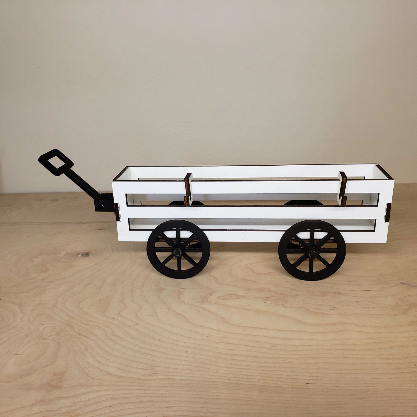 Rustic Wood Wagon for Interchangeable Wagon Inserts or Any Home Decor