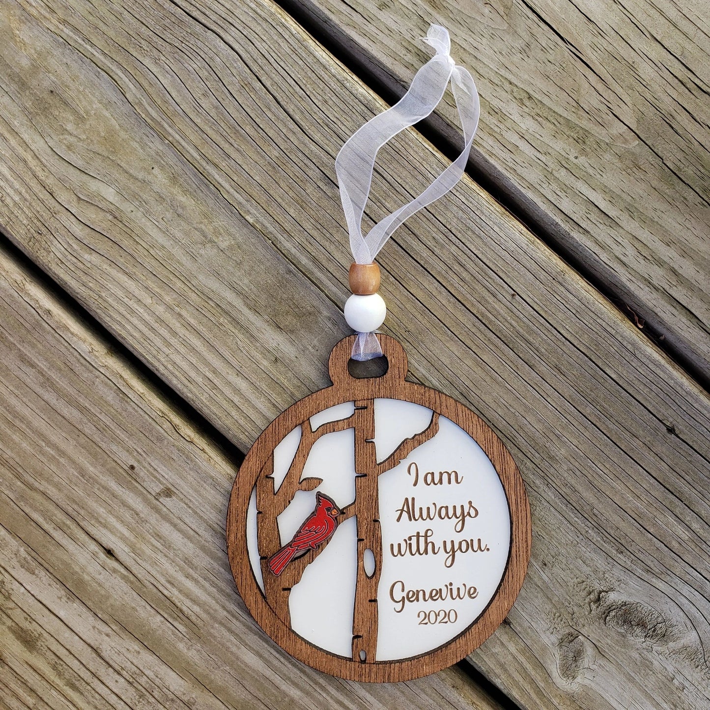 Memorial Ornament/Christmas - I am always with you - We are always with you.