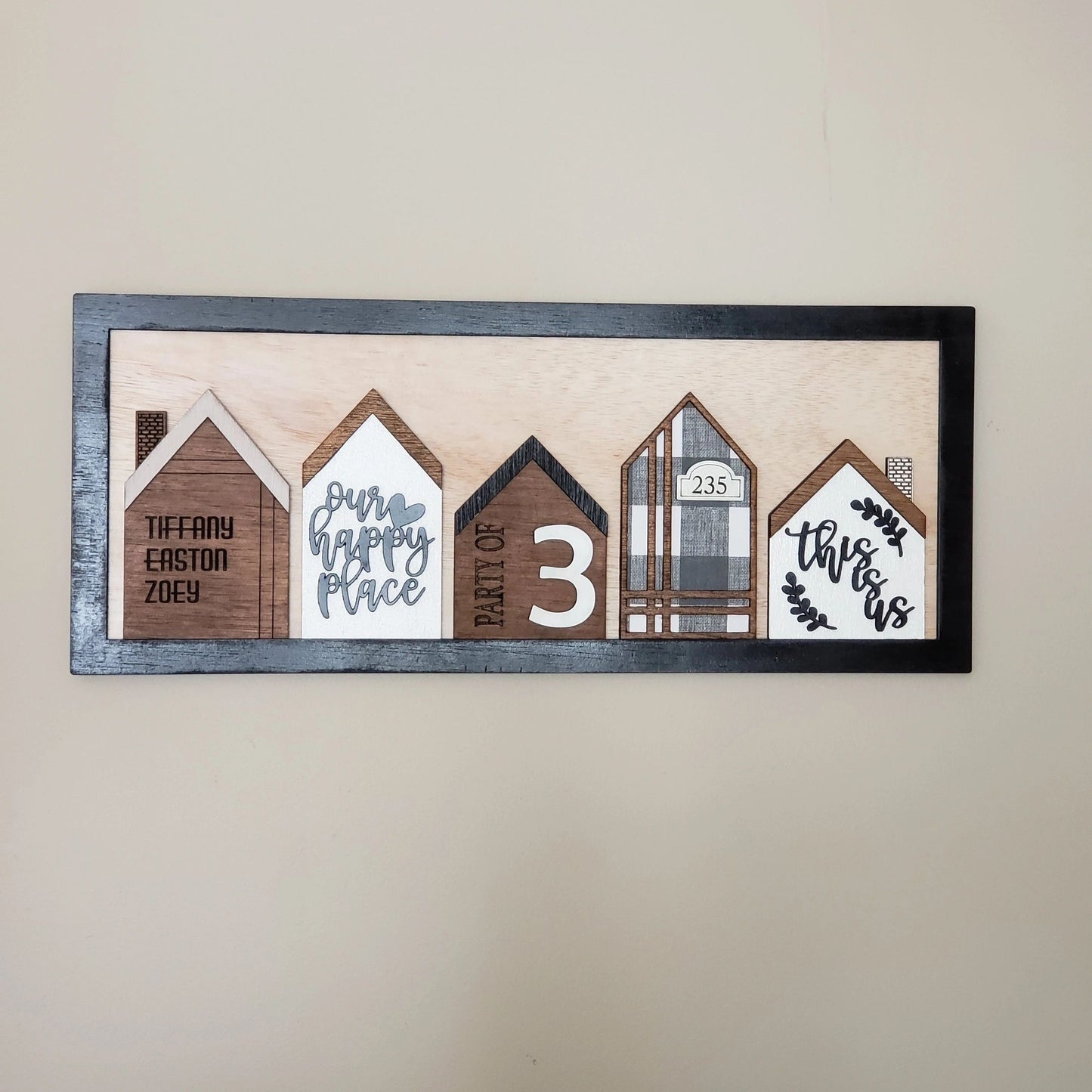 Personalized Family House Sign