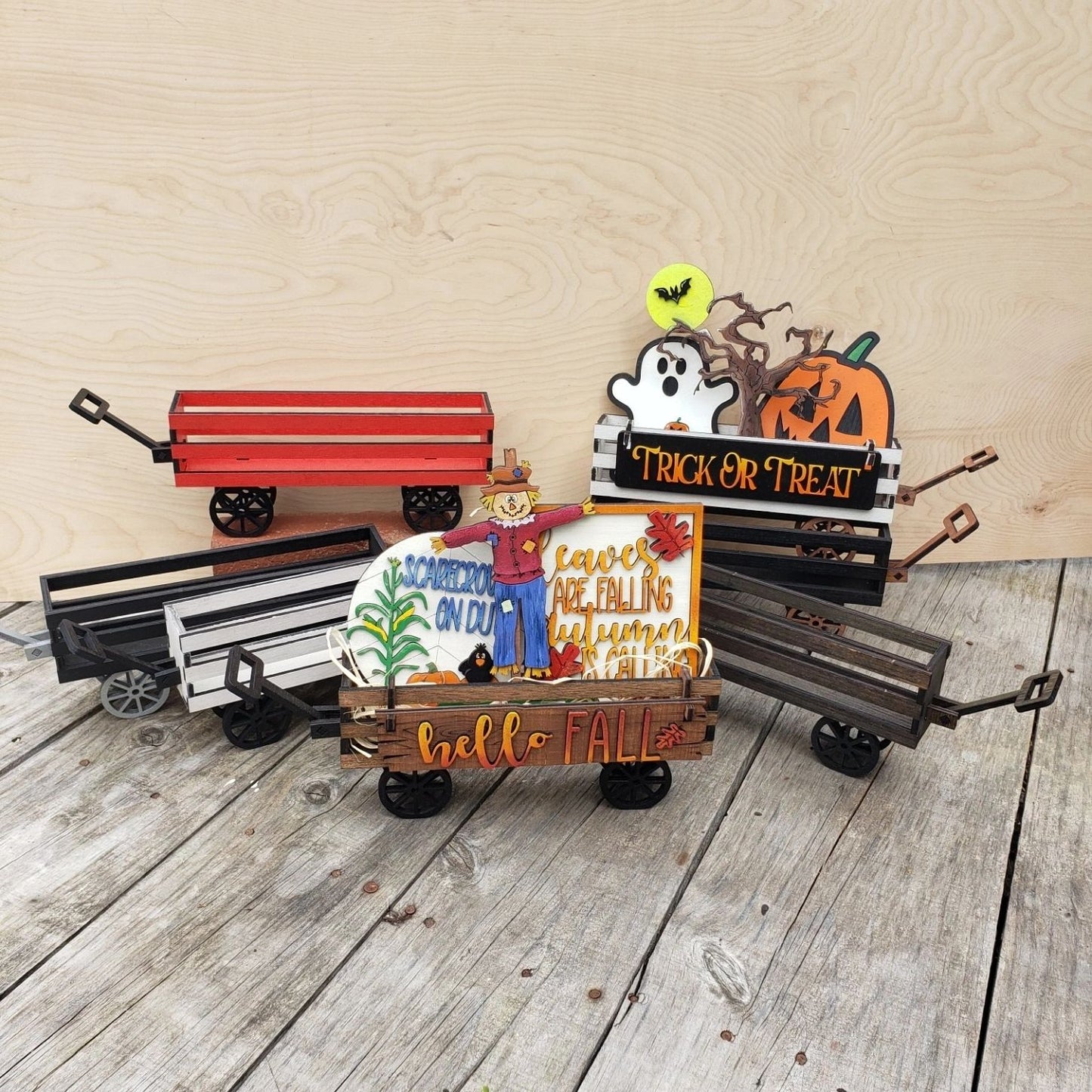 Wood Wagon for Interchangeable Wagon Inserts or Any Home Decor