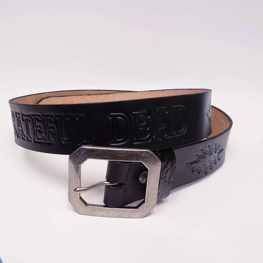 Grateful Dead Leather Belt, 13 Point, Custom Leather Belt, Grateful Dead, Leather, Belt, Mens Belt, grateful dead belt