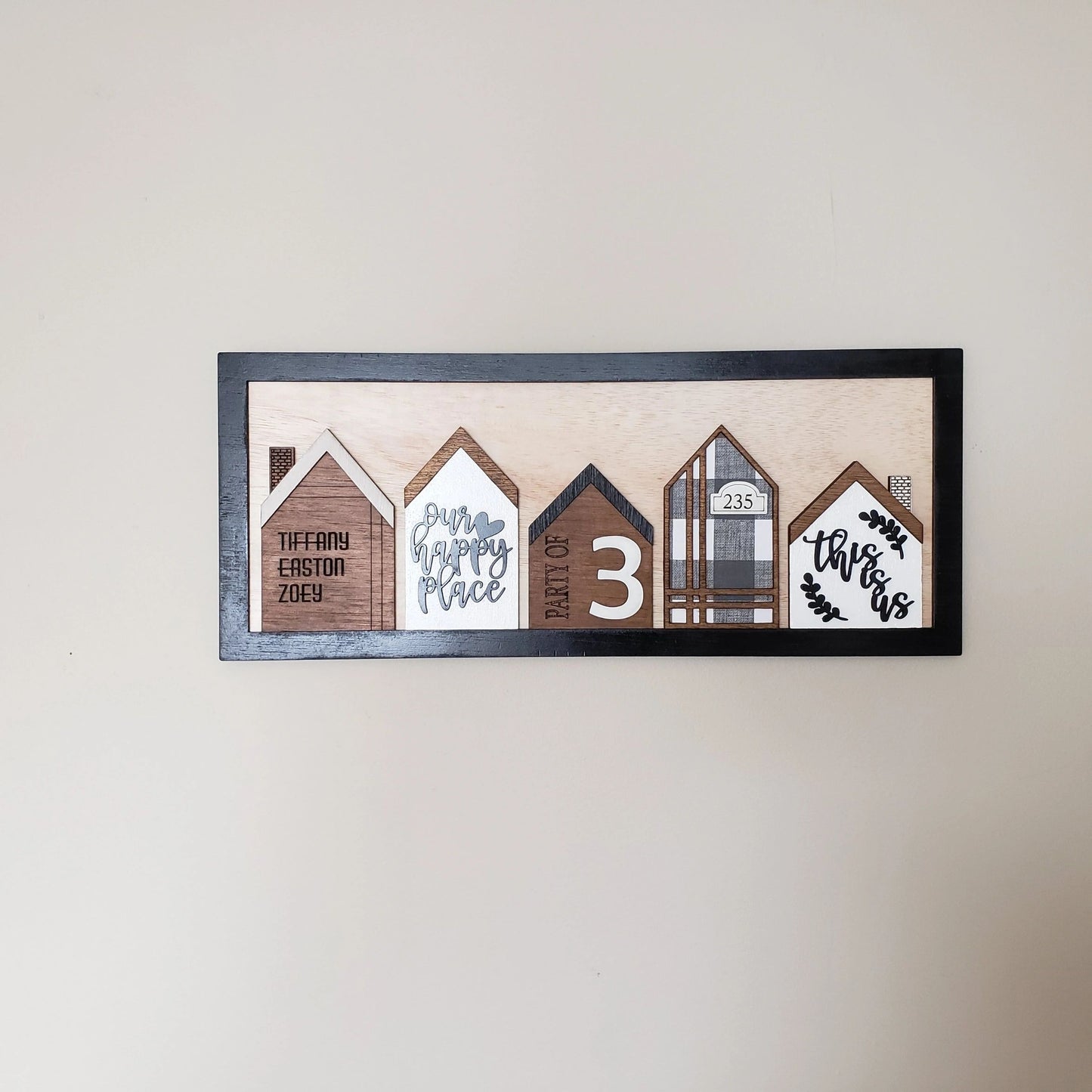 Personalized Family House Sign