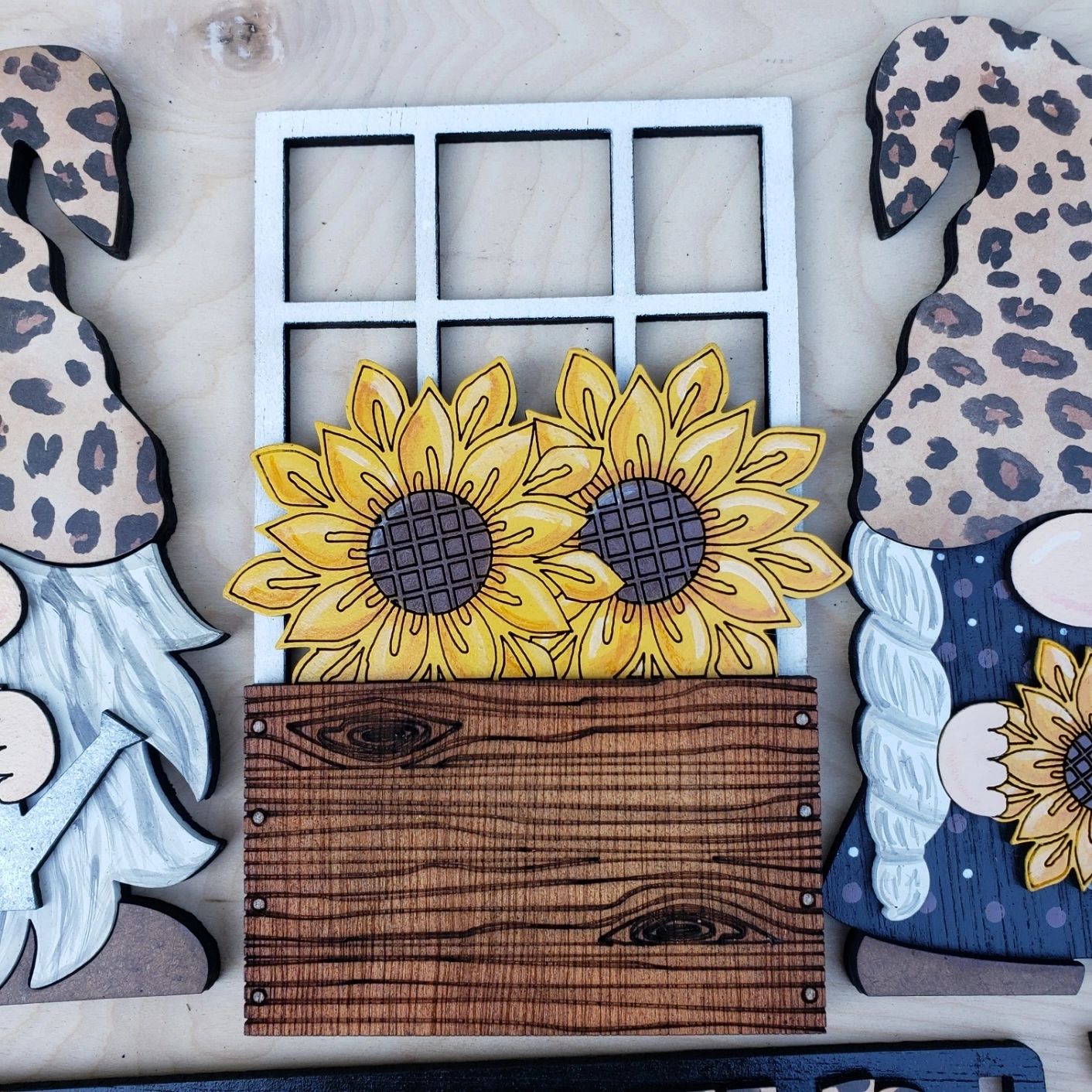 Sunflower Gnomes Stay Wild Interchangeable Set