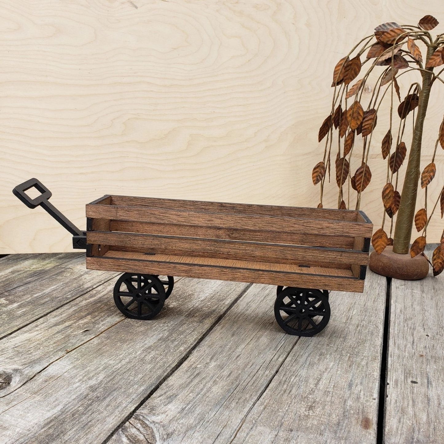 Wood Wagon for Interchangeable Wagon Inserts or Any Home Decor