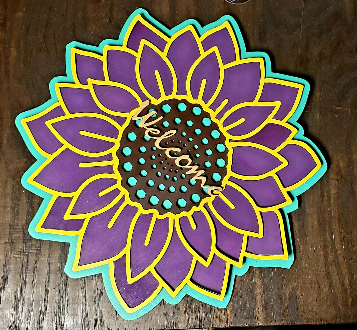 3D Sunflower Wall Art