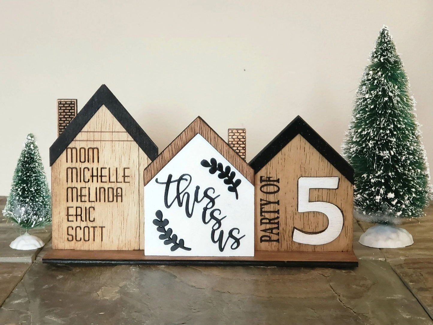 Personalized Standing House Sets