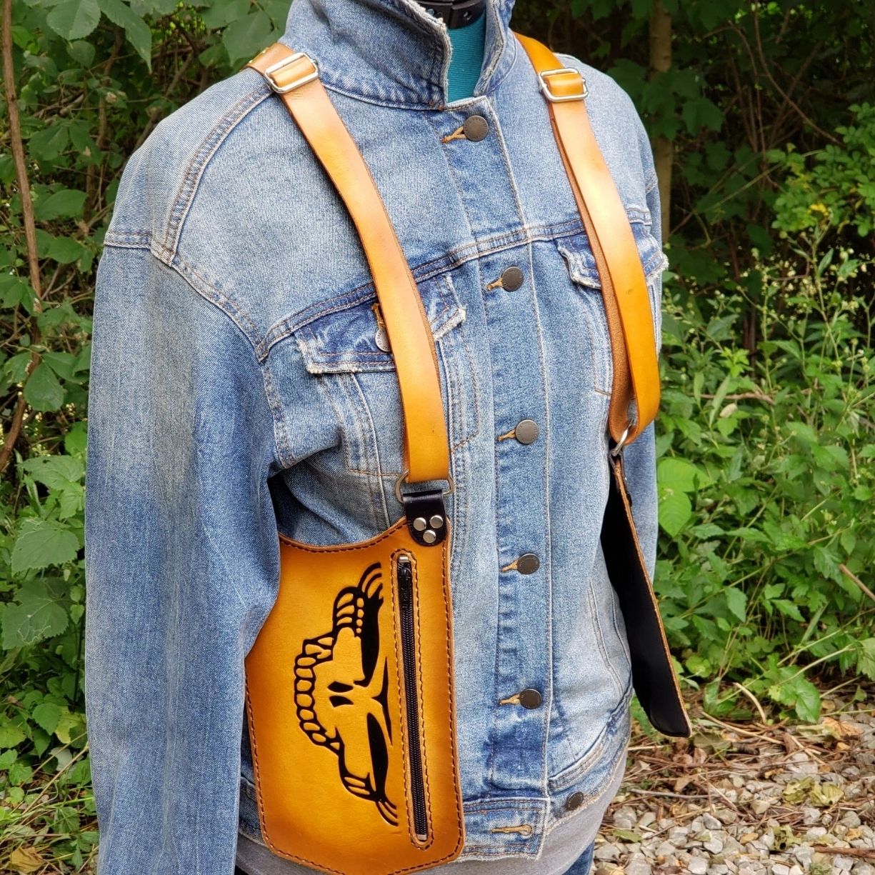 Festival Pocket Utility Holster Vest Shoulder Holster Bag 