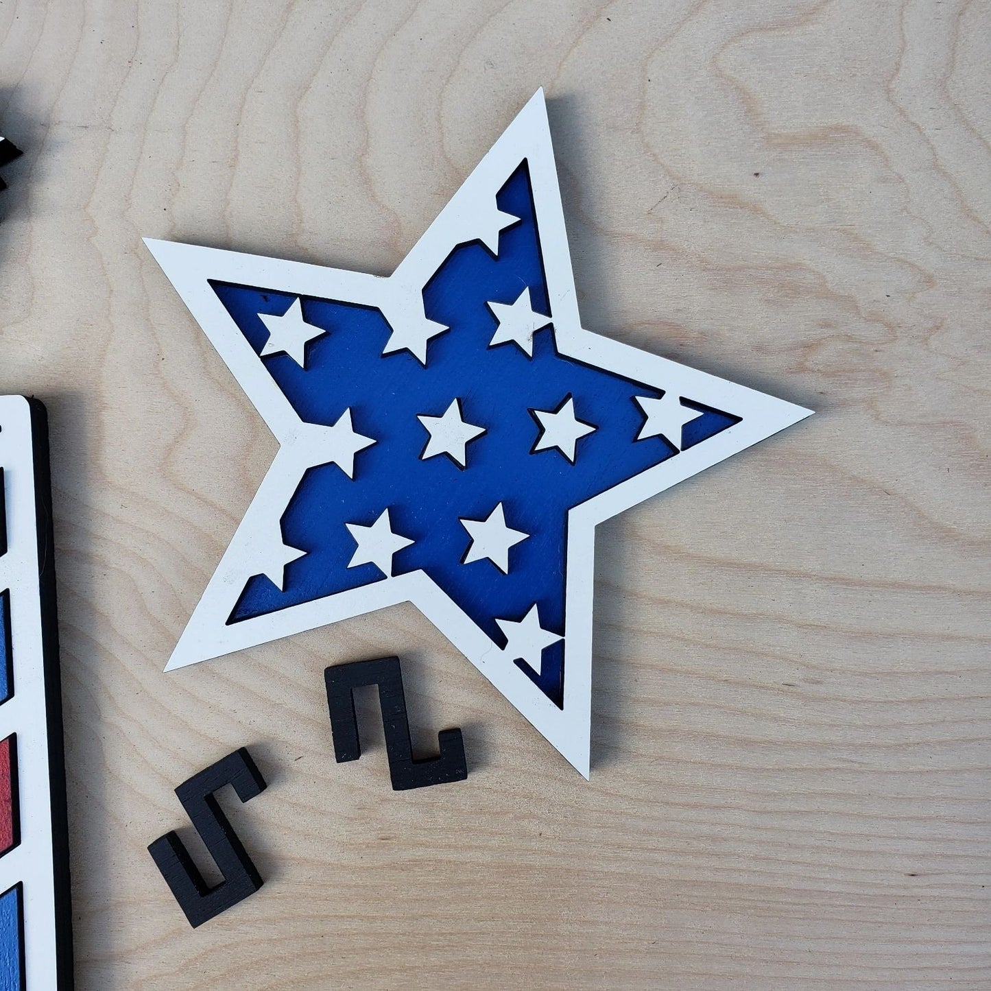 Freedom Stars Firecracker July 4th Interchangeable Set