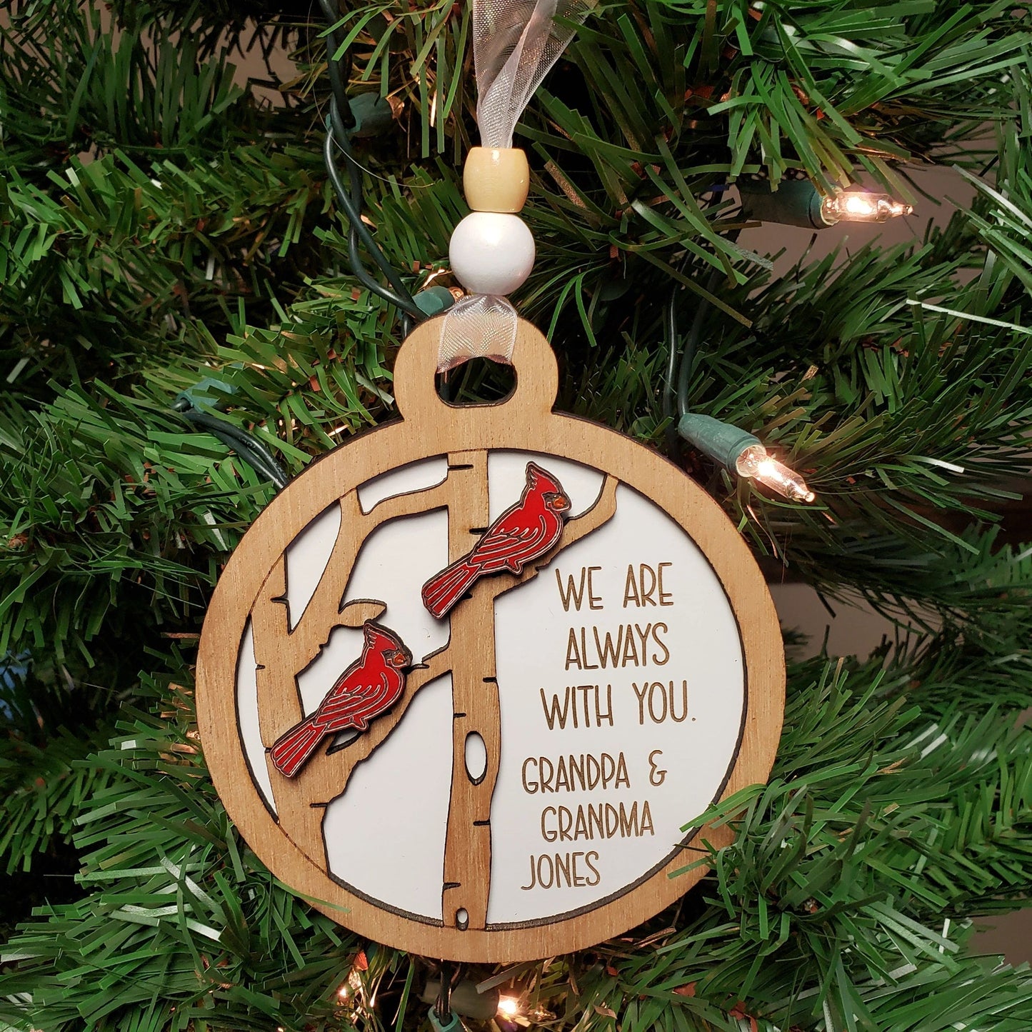 Memorial Ornament/Christmas - I am always with you - We are always with you.