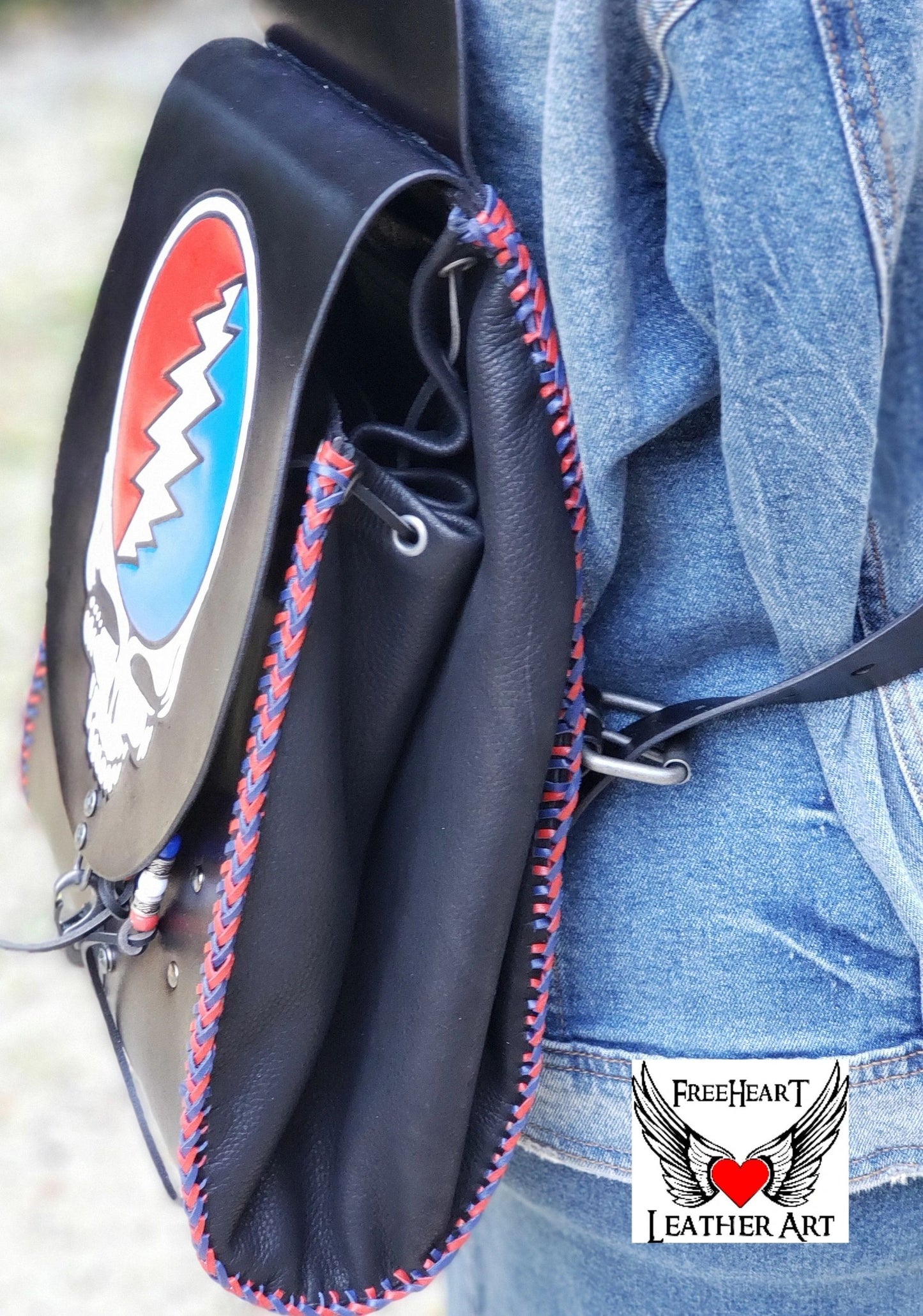 Leather Grateful Backpack Dead SYF