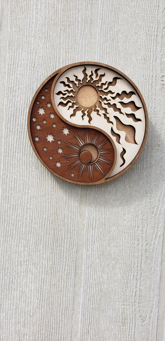 3D Celestial Yin Yang Wall Art