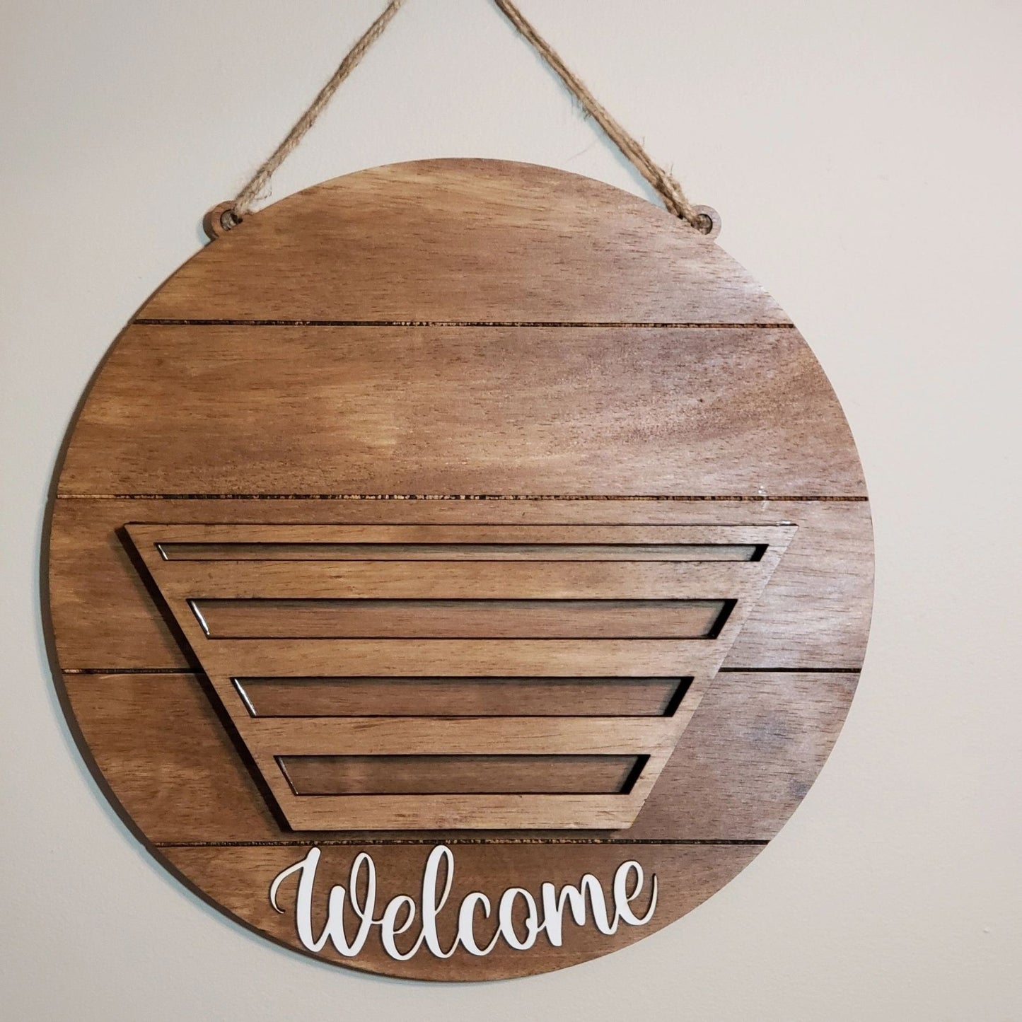 Welcome Basket Sign for Interchangeable Sets