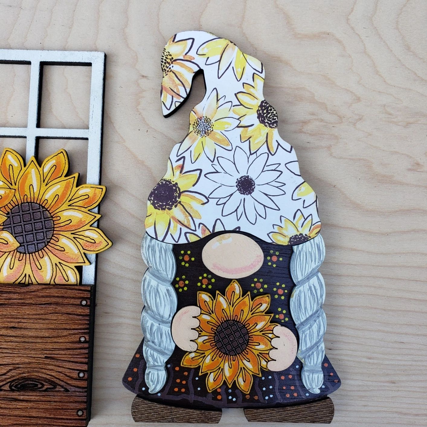 Sunflower Gnomes Shine Bright Interchangeable Set