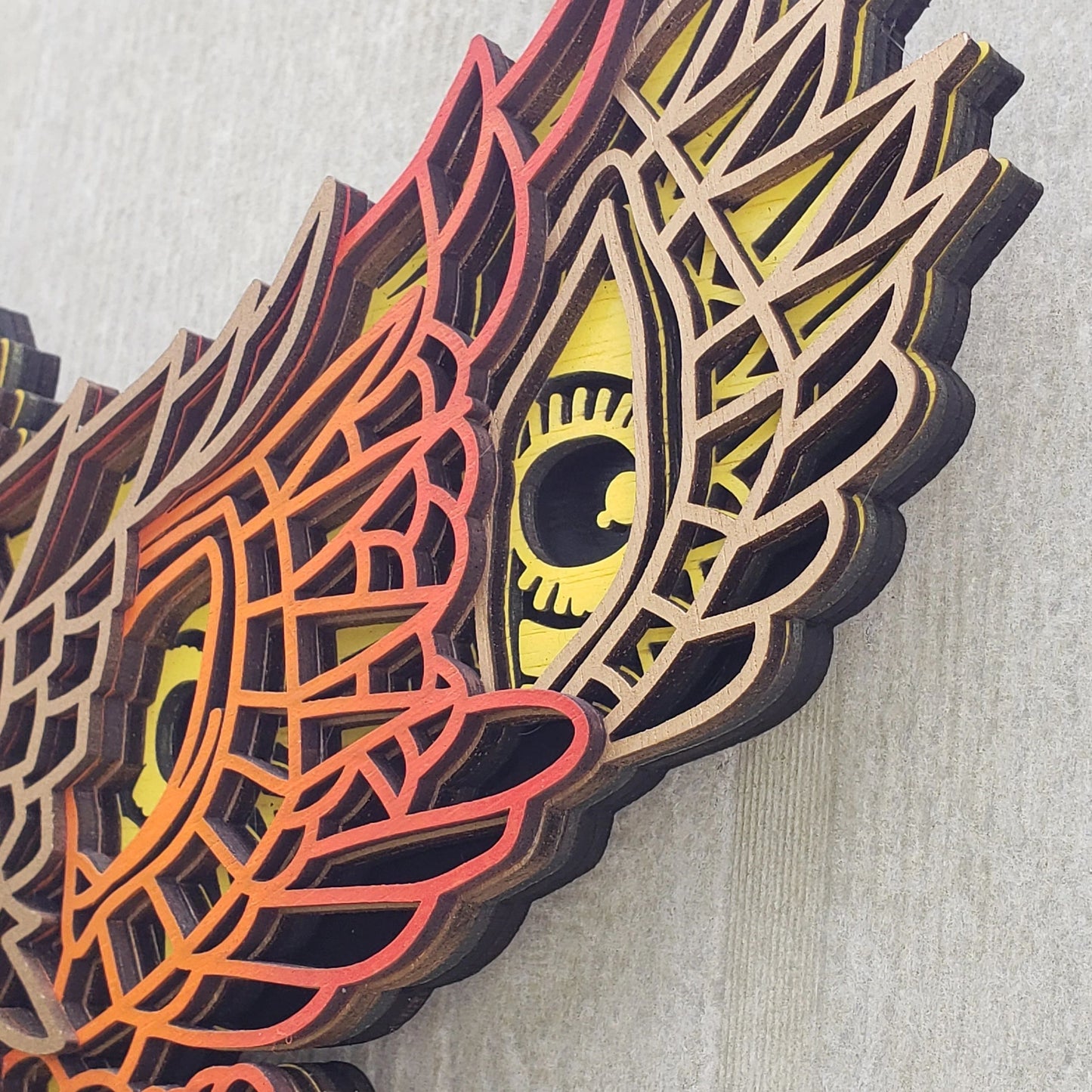 3D All-Seeing Owl Wall Art