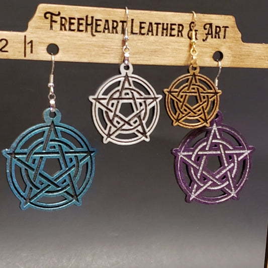 Pentacle - Halloween Dangle Earrings