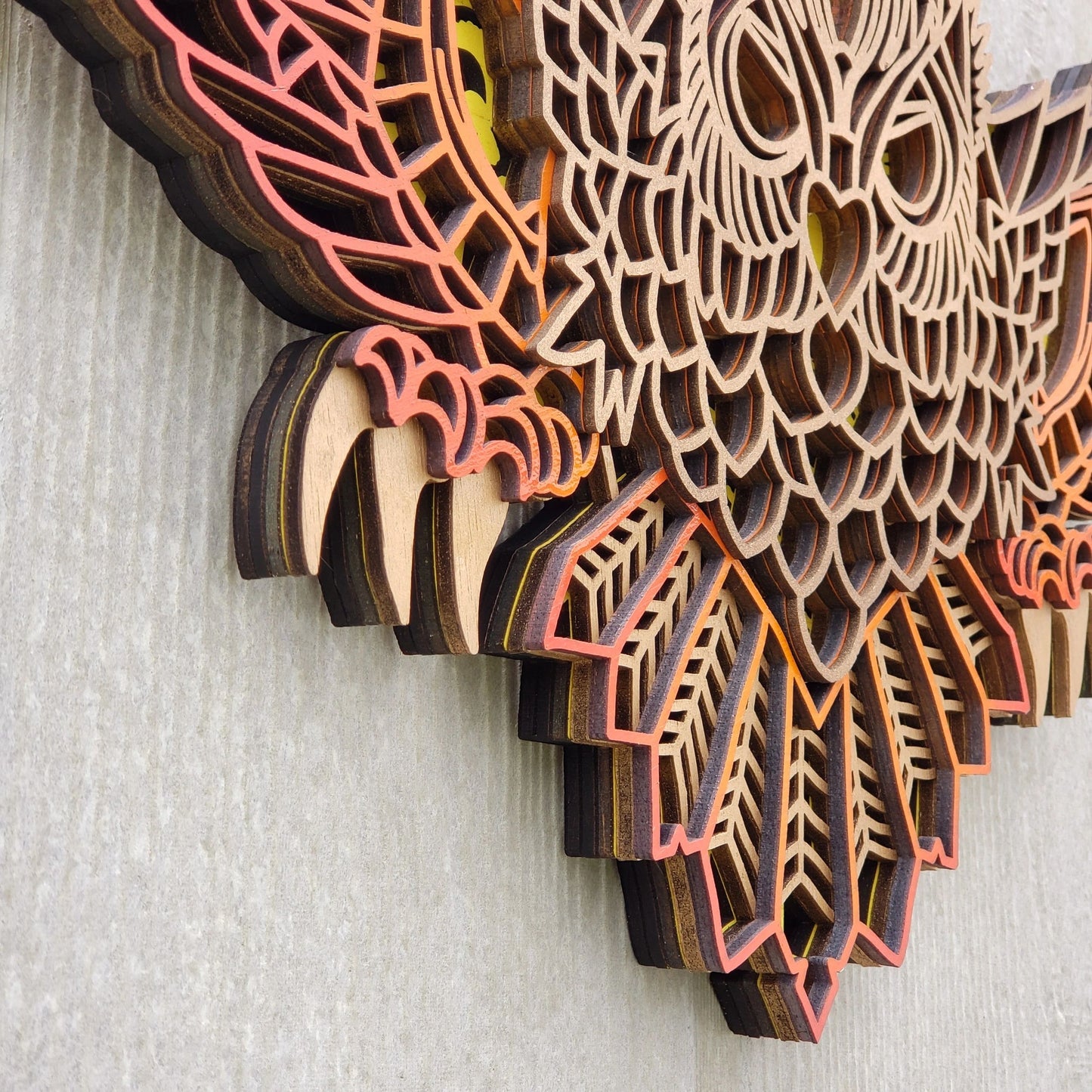 3D All-Seeing Owl Wall Art