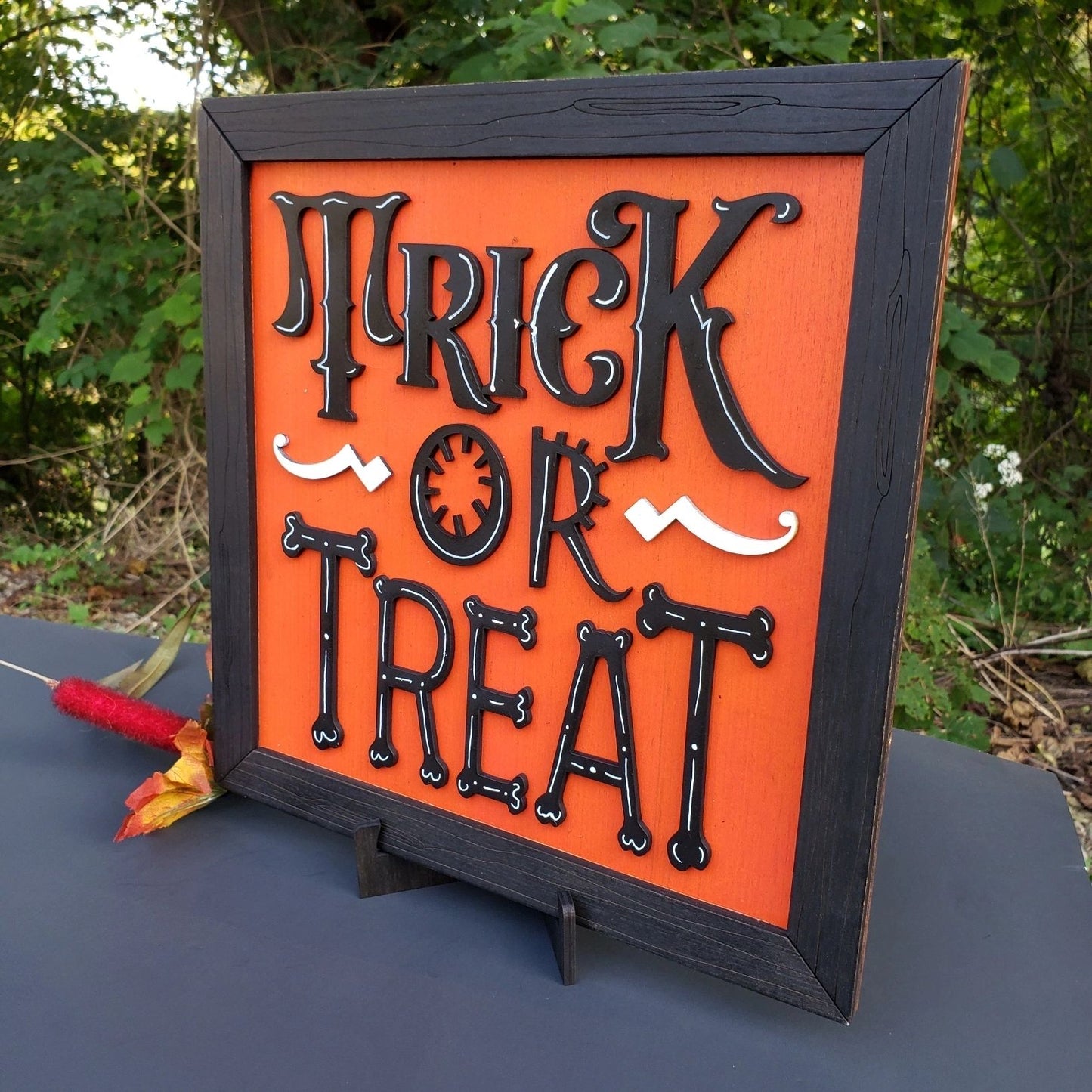 Trick Or Treat Halloween Wall Sign