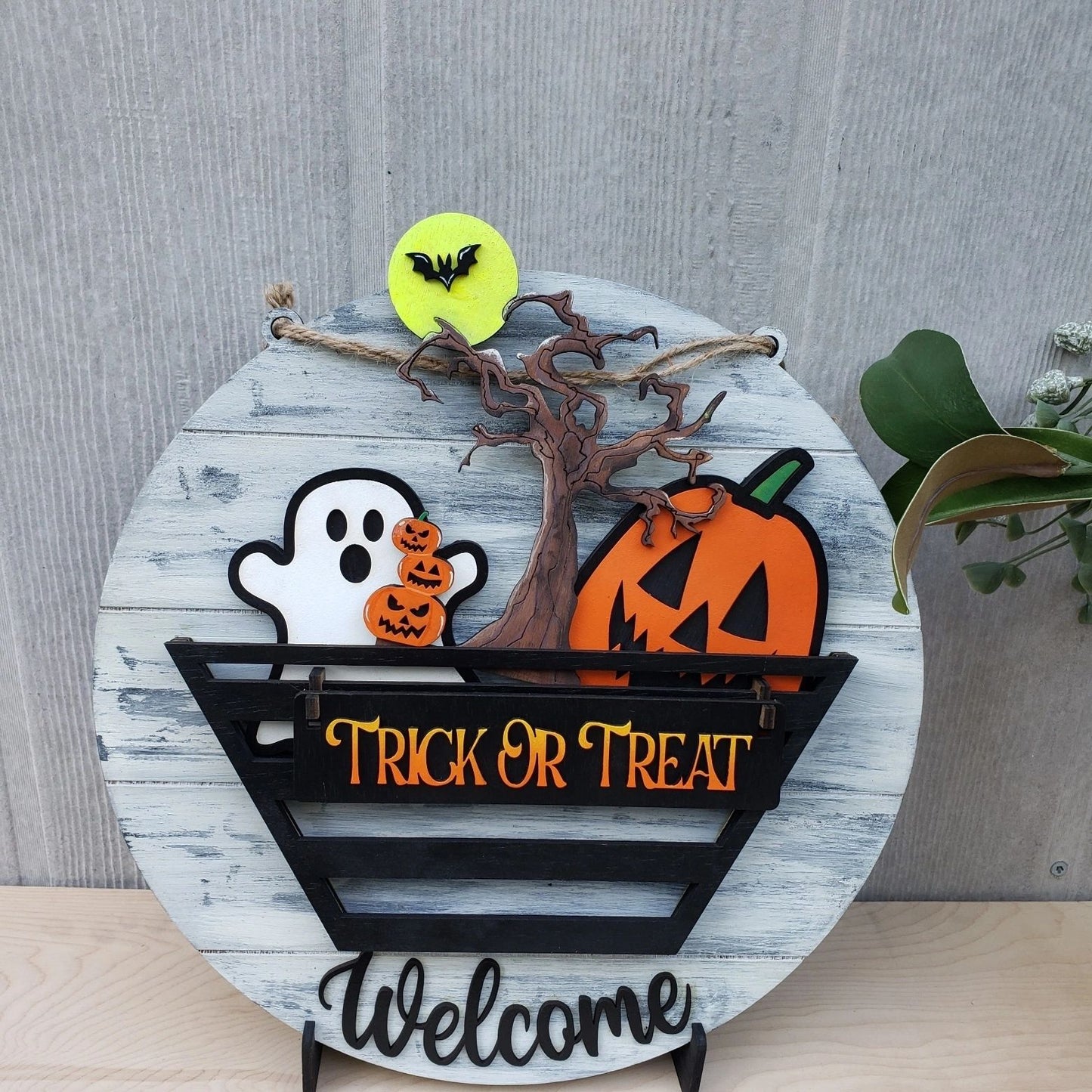 Welcome Basket Sign for Interchangeable Sets