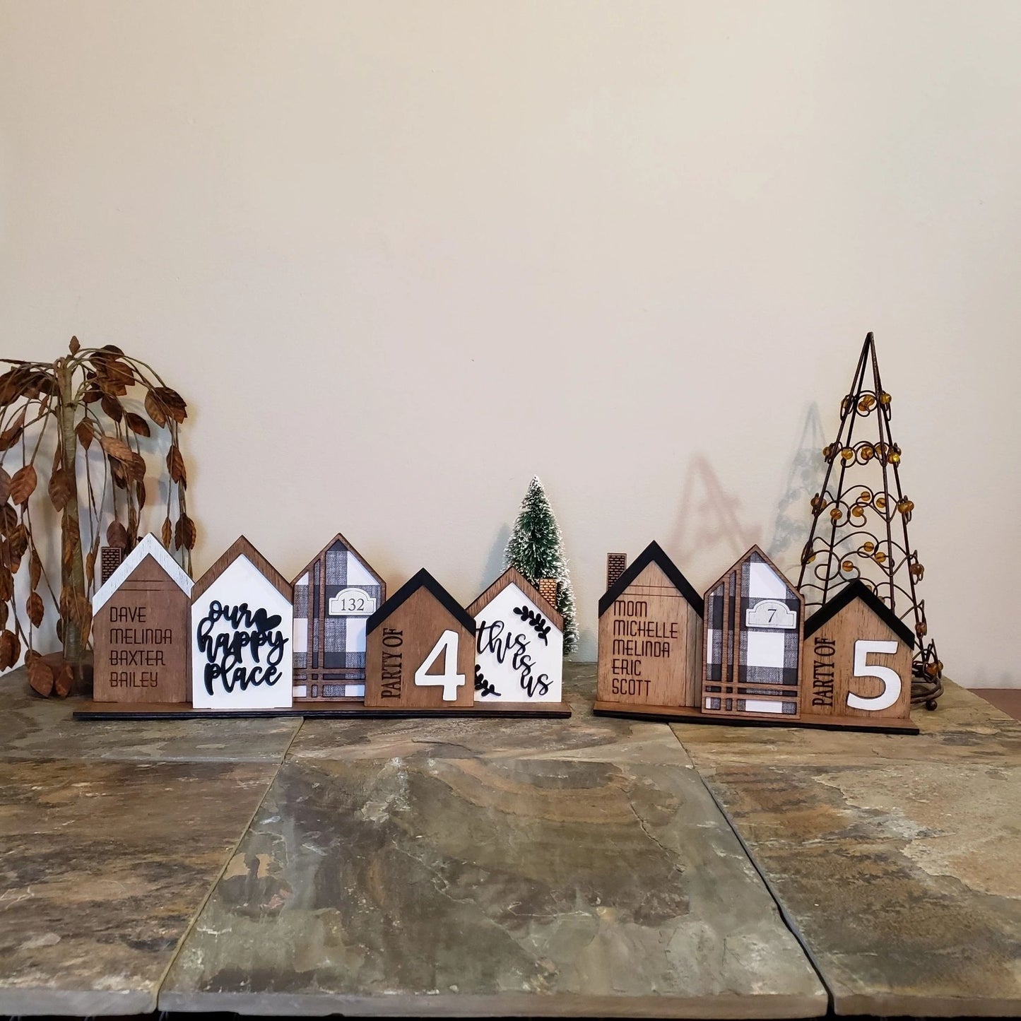 Personalized Standing House Sets