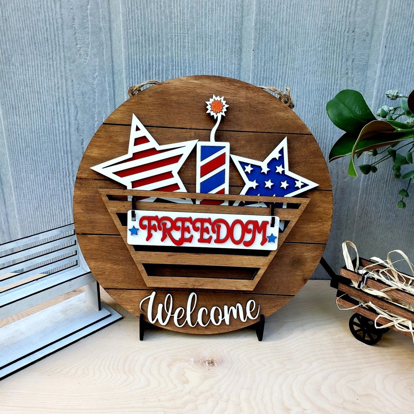 Freedom Stars Firecracker July 4th Interchangeable Set