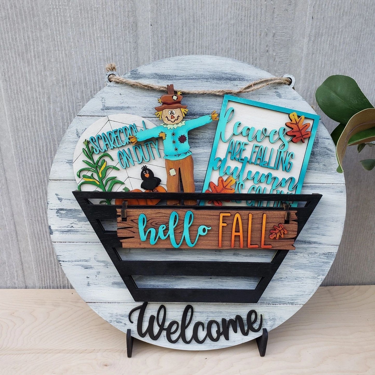 Welcome Basket Sign for Interchangeable Sets