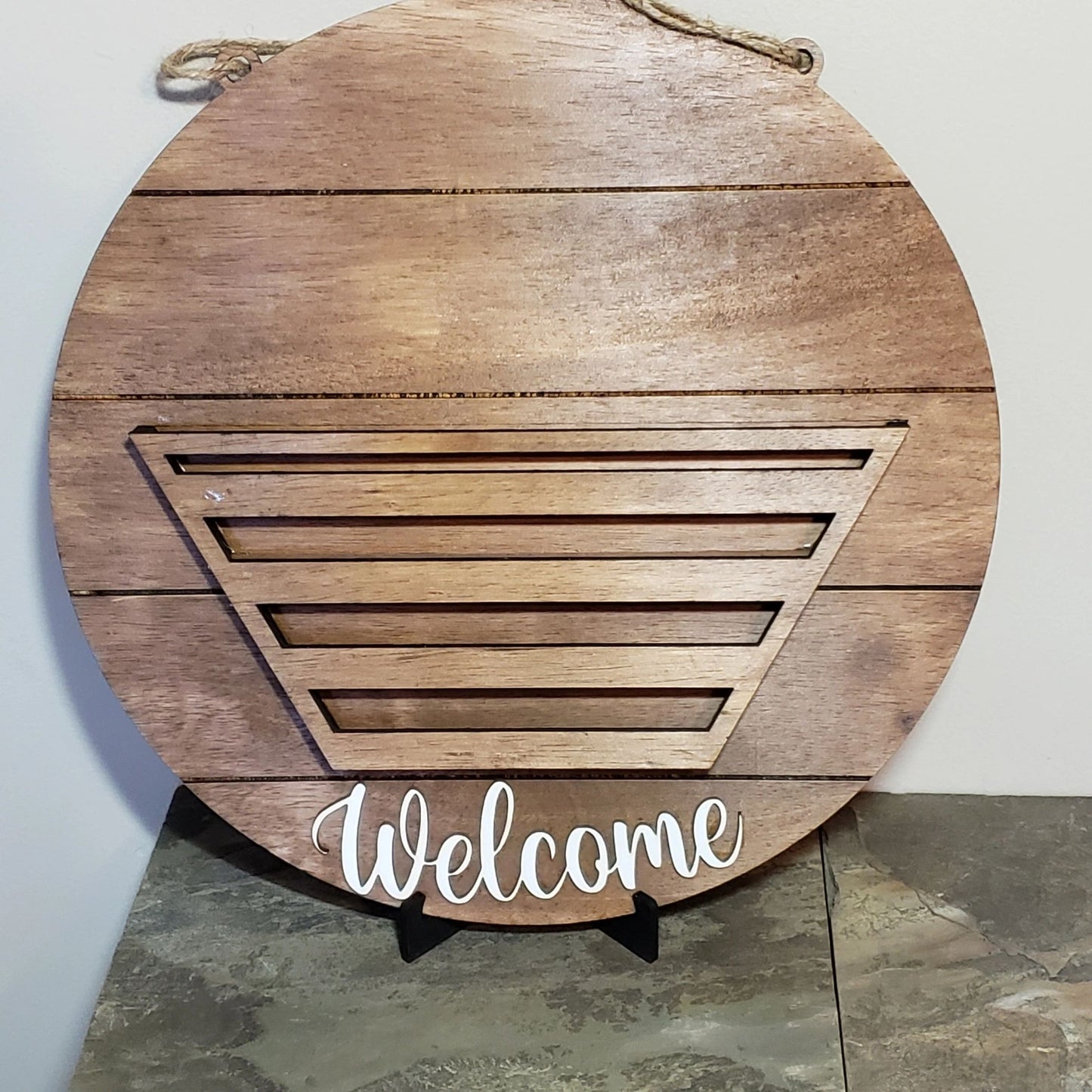 Welcome Basket Sign for Interchangeable Sets