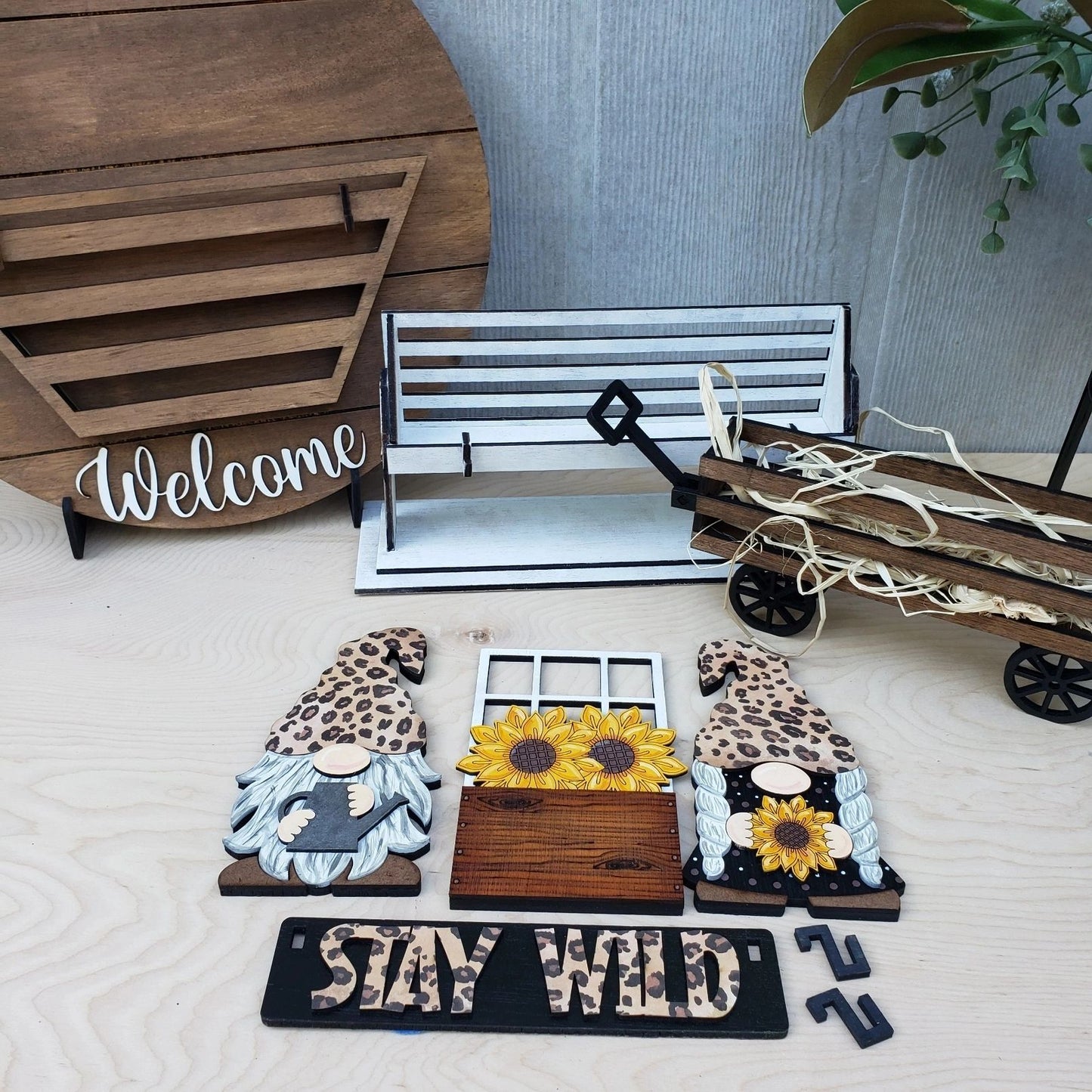 Sunflower Gnomes Stay Wild Interchangeable Set