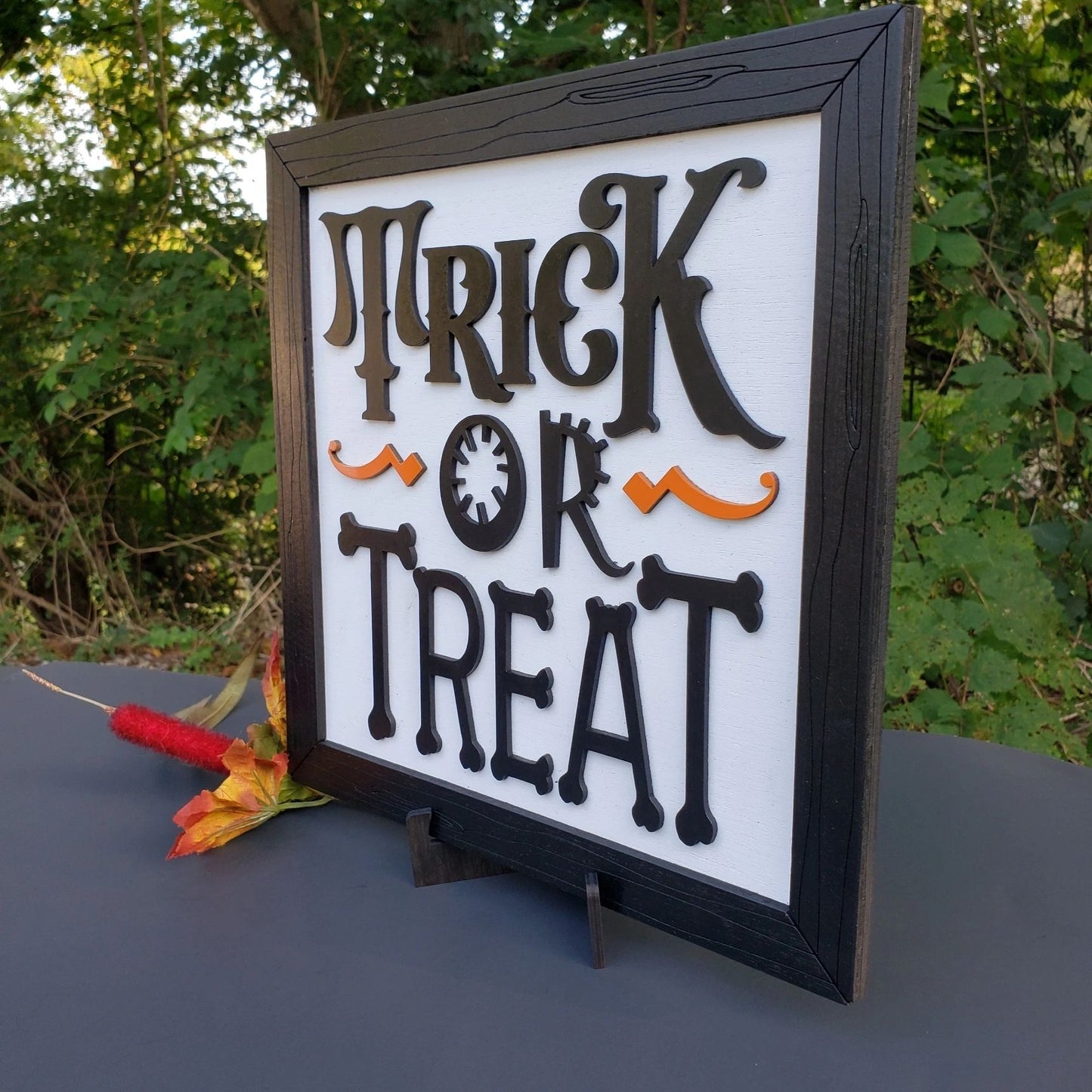 Trick Or Treat Halloween Wall Sign