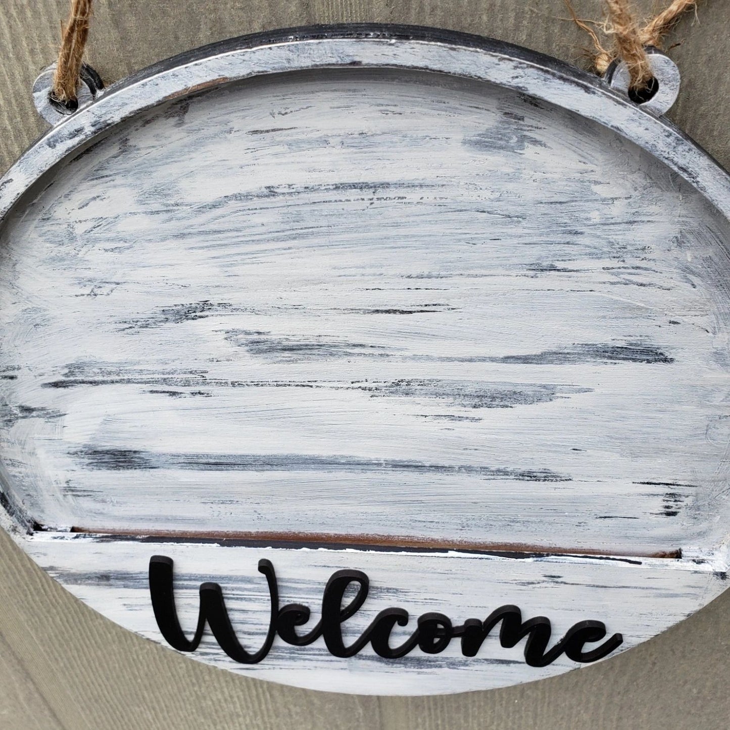 12" Welcome Interchangeable Sign Door Sign Wall Decor